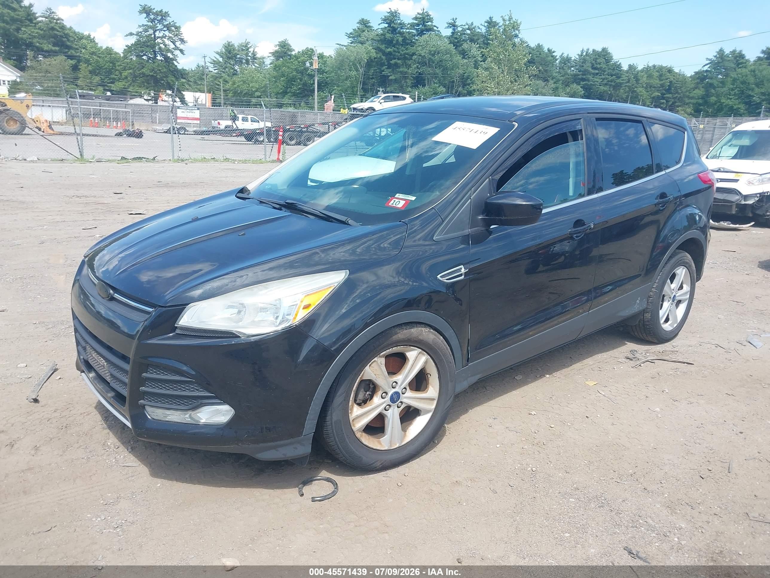 2014 Ford Escape Se Black vin: 1FMCU9GX3EUC69968