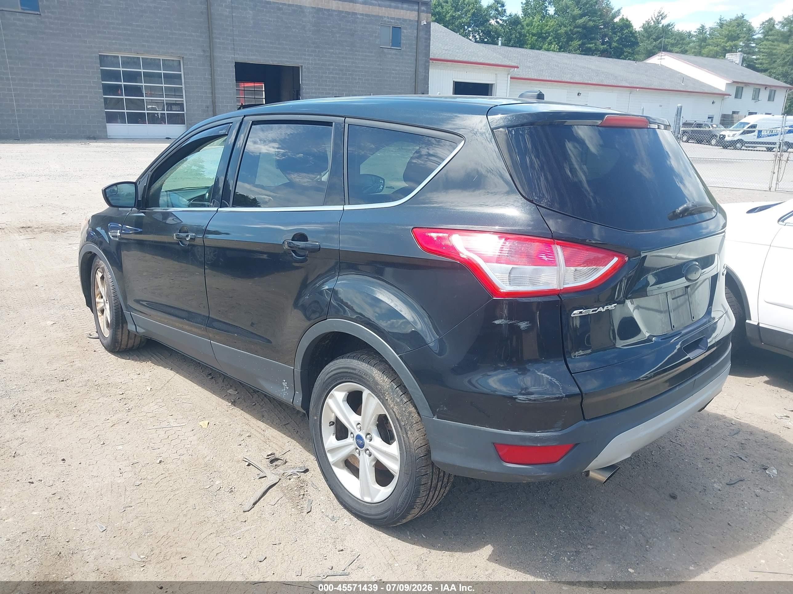 2014 Ford Escape Se Black vin: 1FMCU9GX3EUC69968