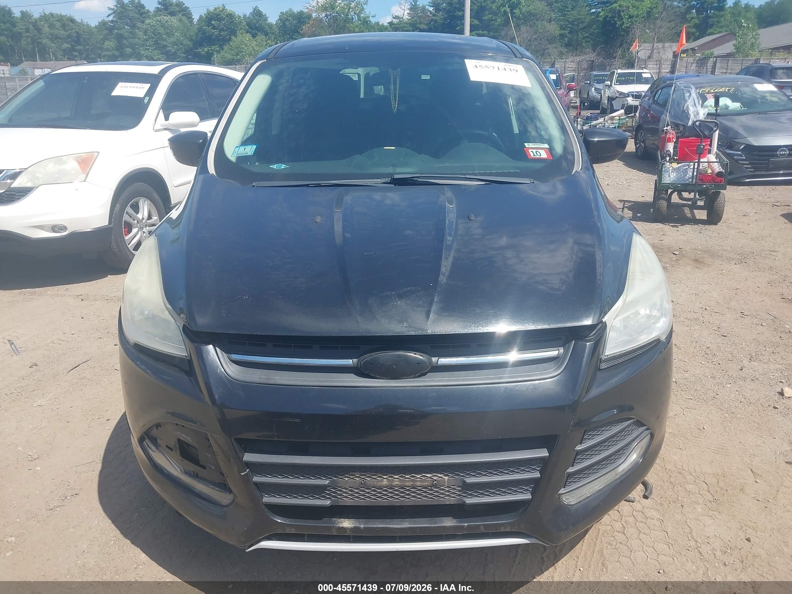 2014 Ford Escape Se Black vin: 1FMCU9GX3EUC69968