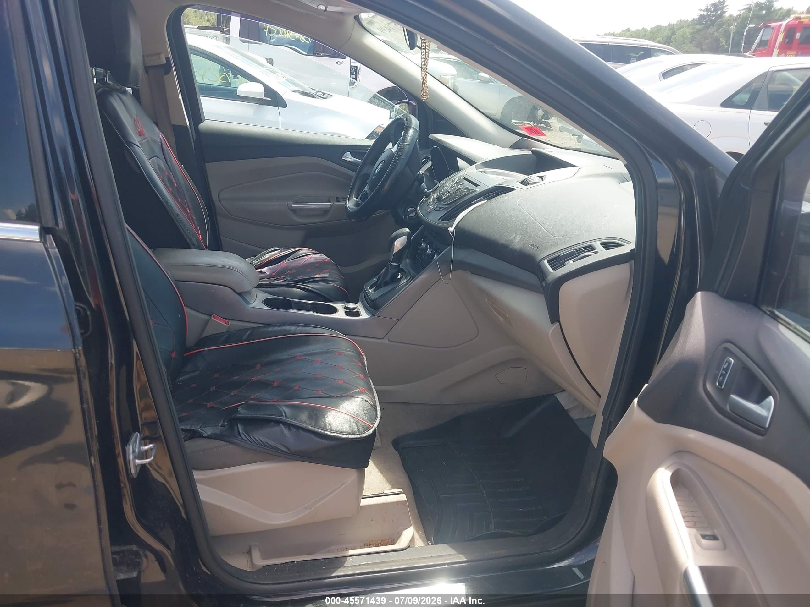 2014 Ford Escape Se Black vin: 1FMCU9GX3EUC69968