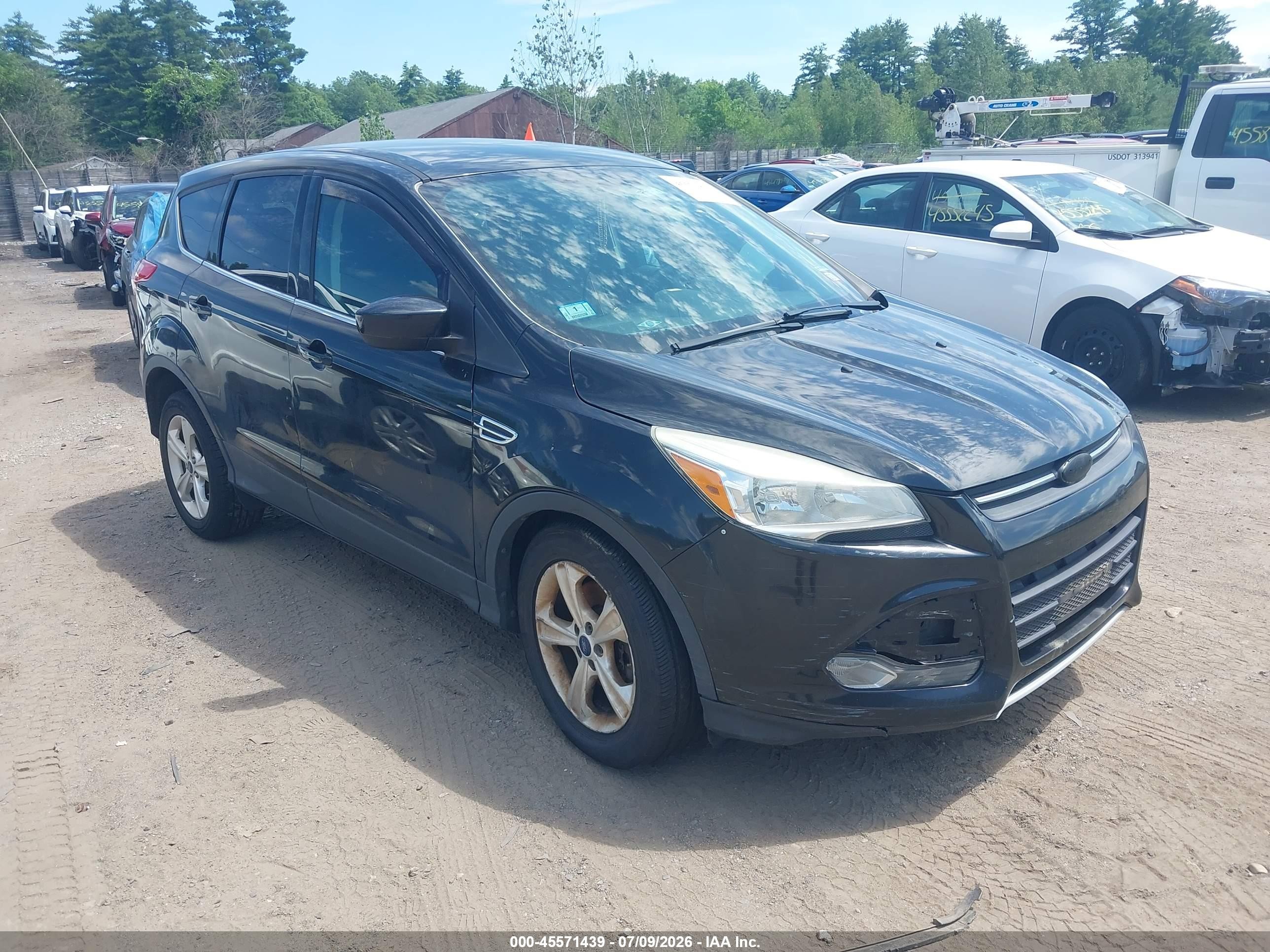 2014 Ford Escape Se Black vin: 1FMCU9GX3EUC69968