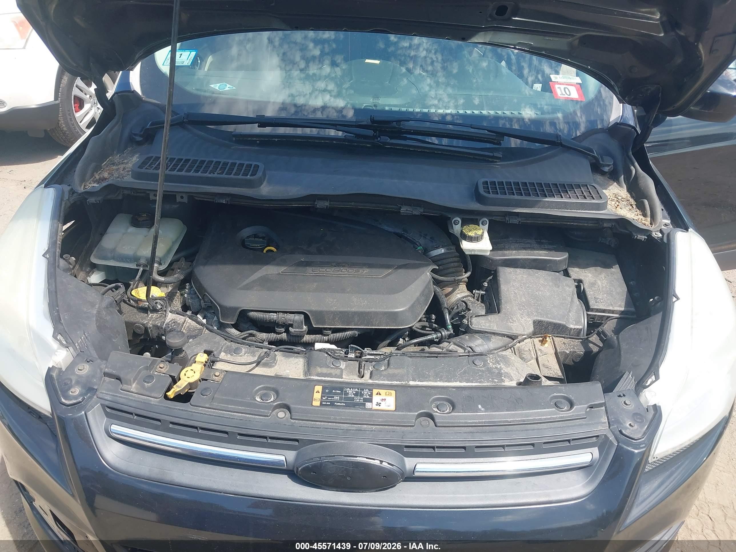 2014 Ford Escape Se Black vin: 1FMCU9GX3EUC69968