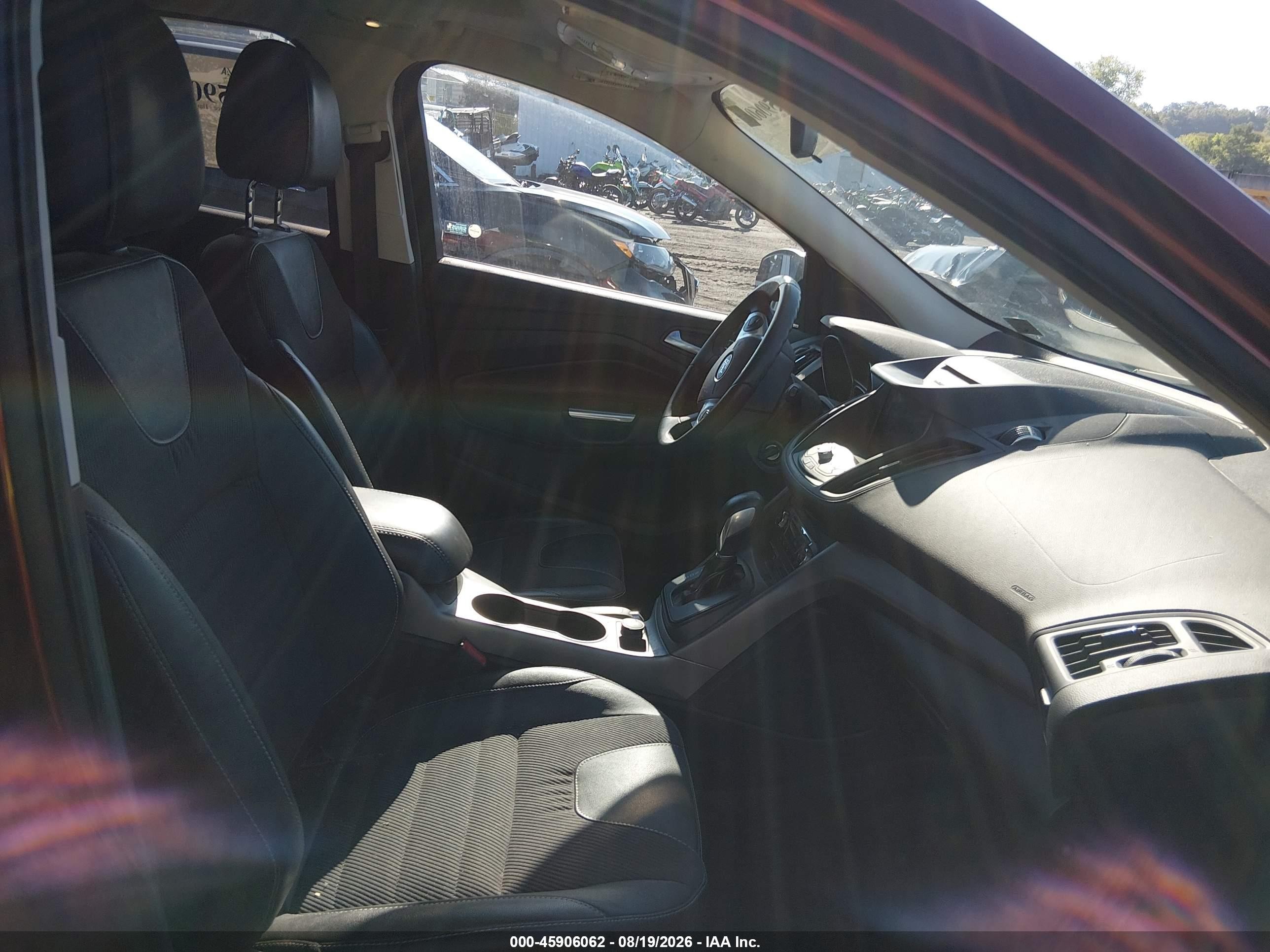 2014 Ford Escape Se Orange vin: 1FMCU9GX3EUC81182
