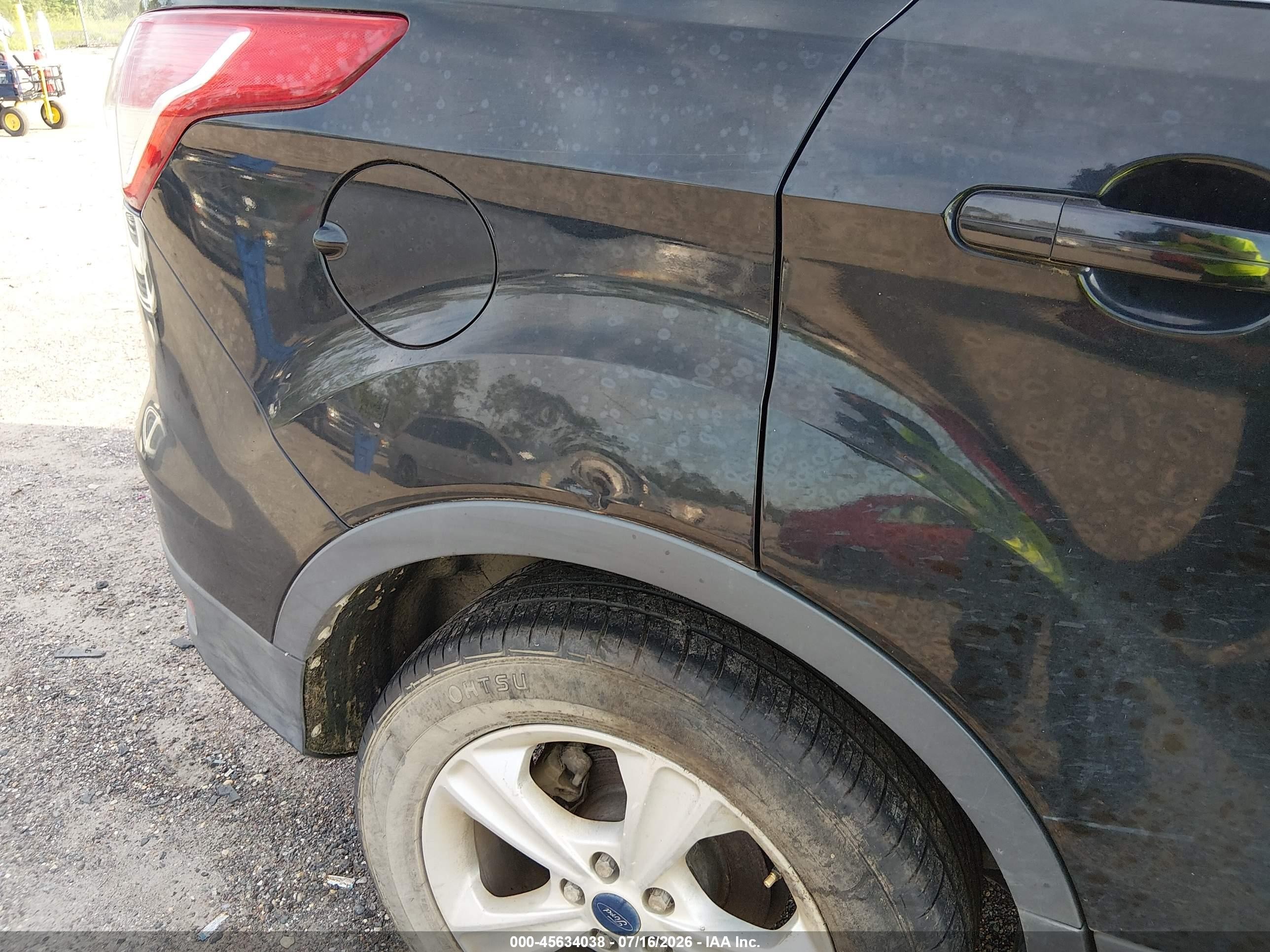 2014 Ford Escape Se Черный vin: 1FMCU9GX3EUD37914