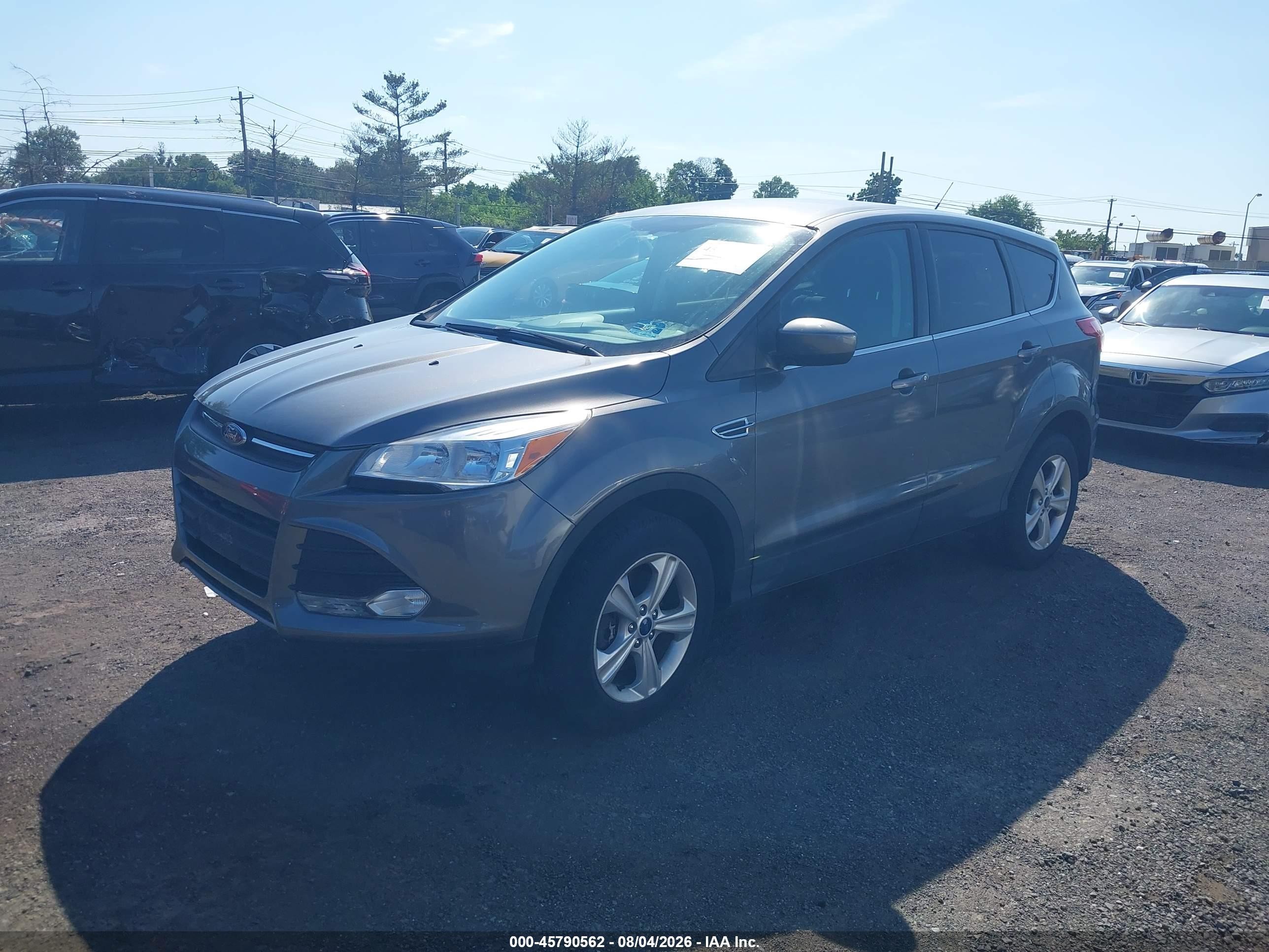 2014 Ford Escape Se Gray vin: 1FMCU9GX3EUD69505