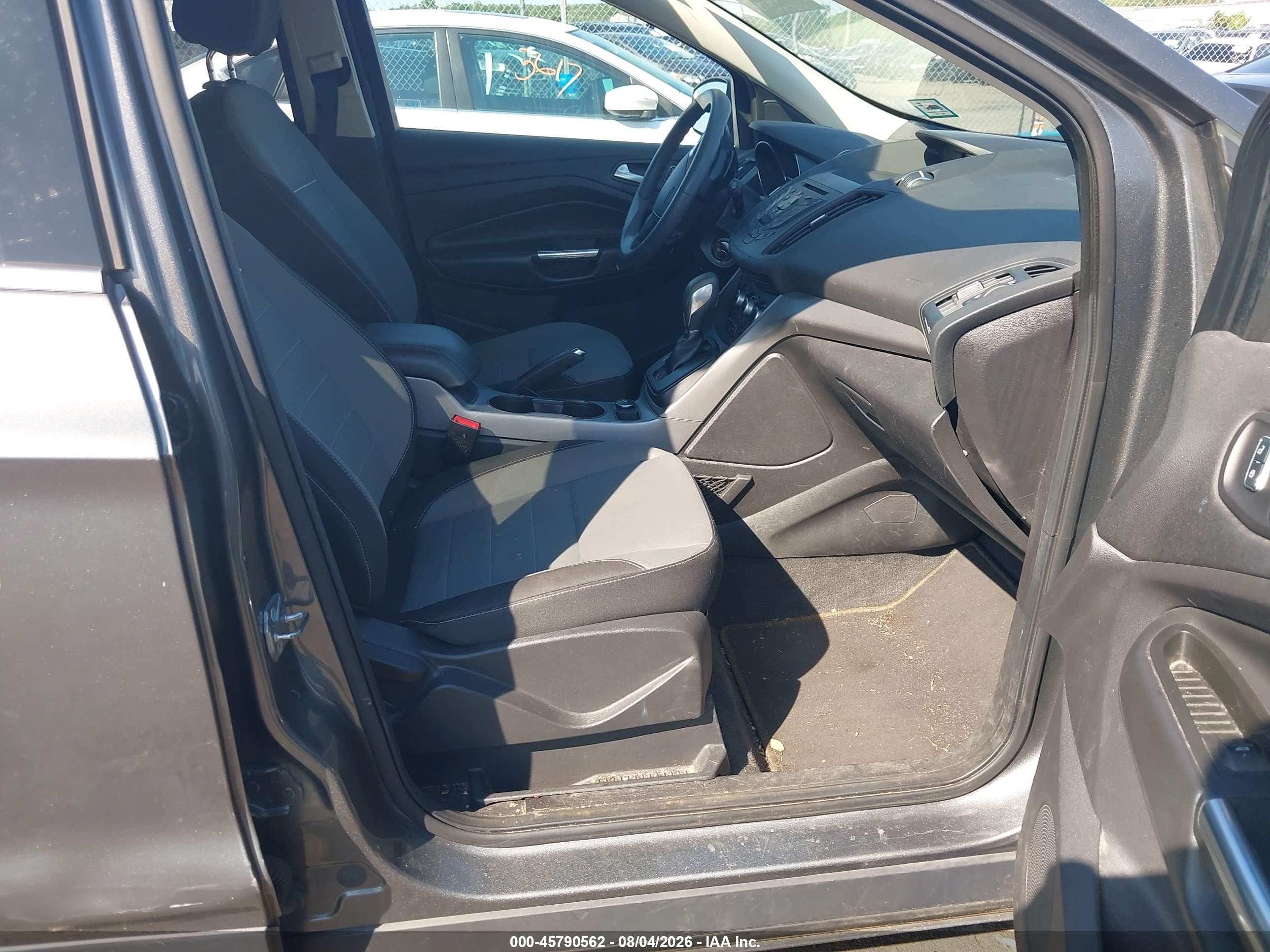 2014 Ford Escape Se Gray vin: 1FMCU9GX3EUD69505
