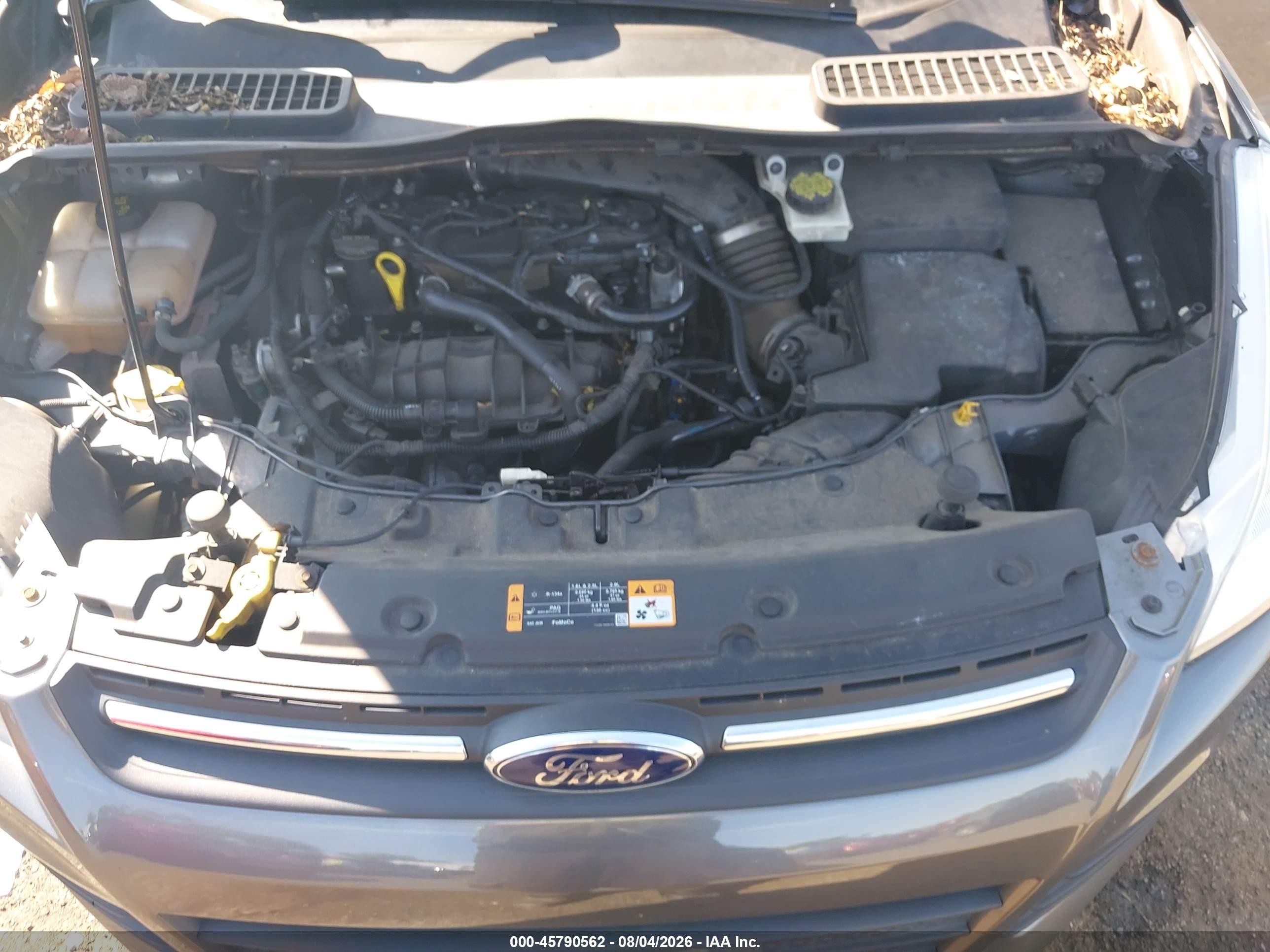 2014 Ford Escape Se Gray vin: 1FMCU9GX3EUD69505