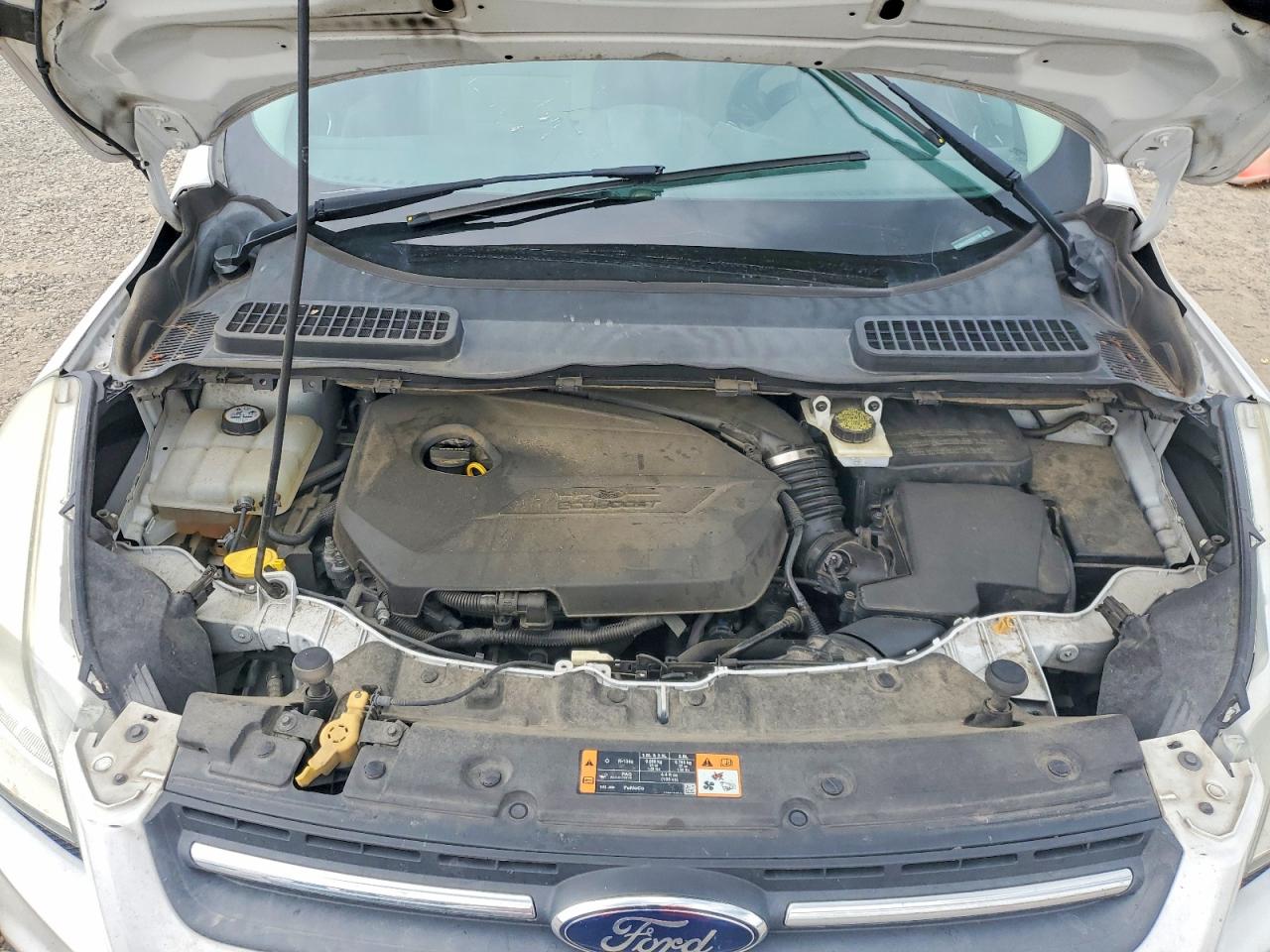 2014 Ford Escape Se Белый vin: 1FMCU9GX3EUD81198