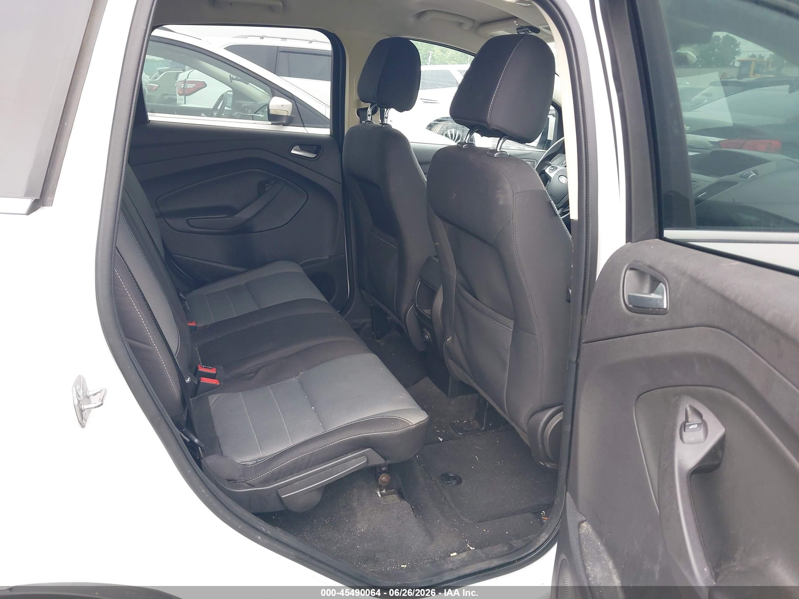 2014 Ford Escape Se White vin: 1FMCU9GX3EUE22851