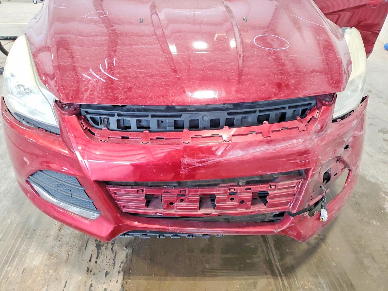 2014 Ford Escape Se Red vin: 1FMCU9GX3EUE44879