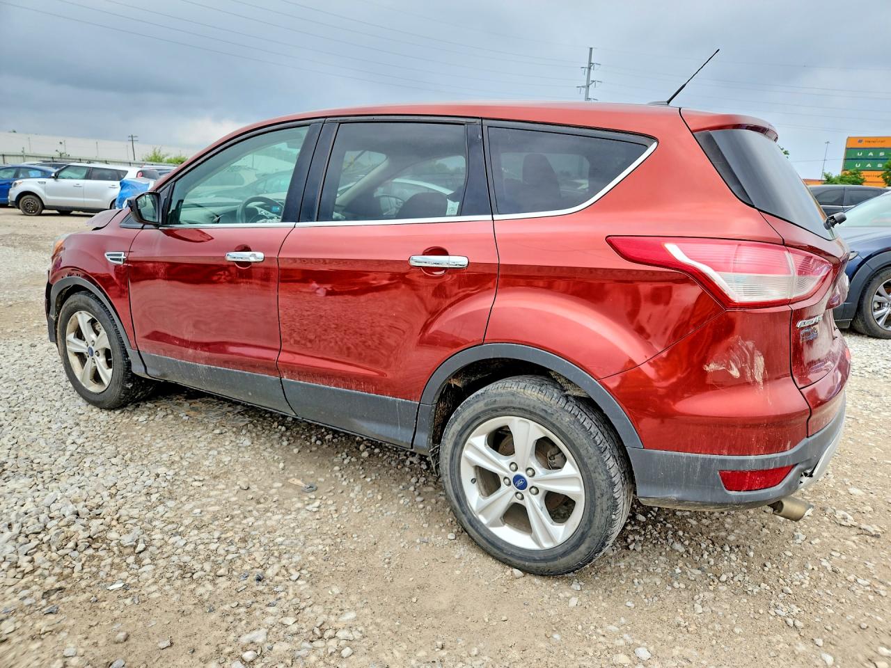 2014 Ford Escape Se Красный vin: 1FMCU9GX3EUE48916