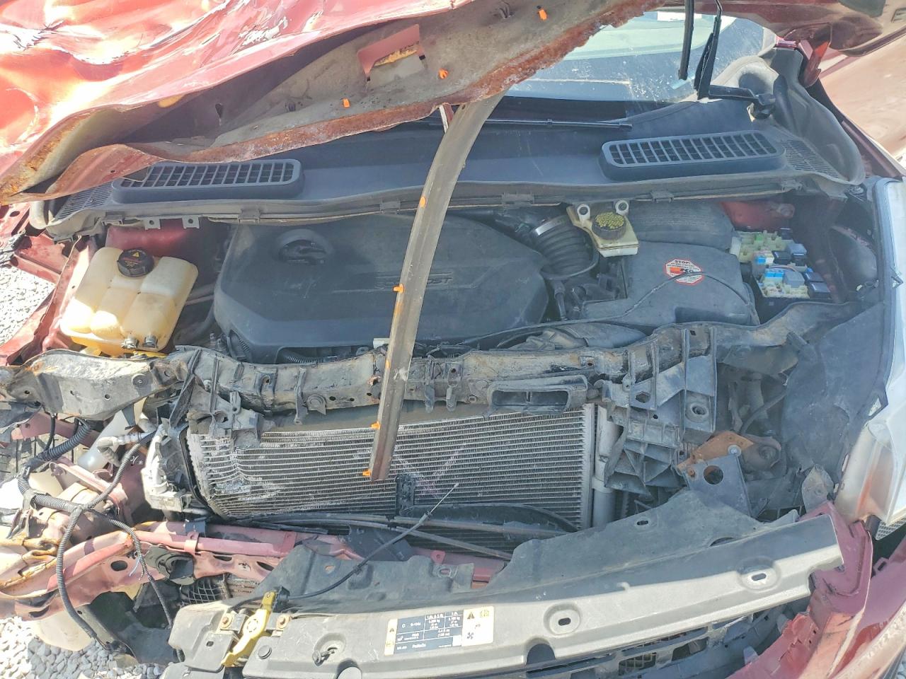 2014 Ford Escape Se Красный vin: 1FMCU9GX3EUE48916
