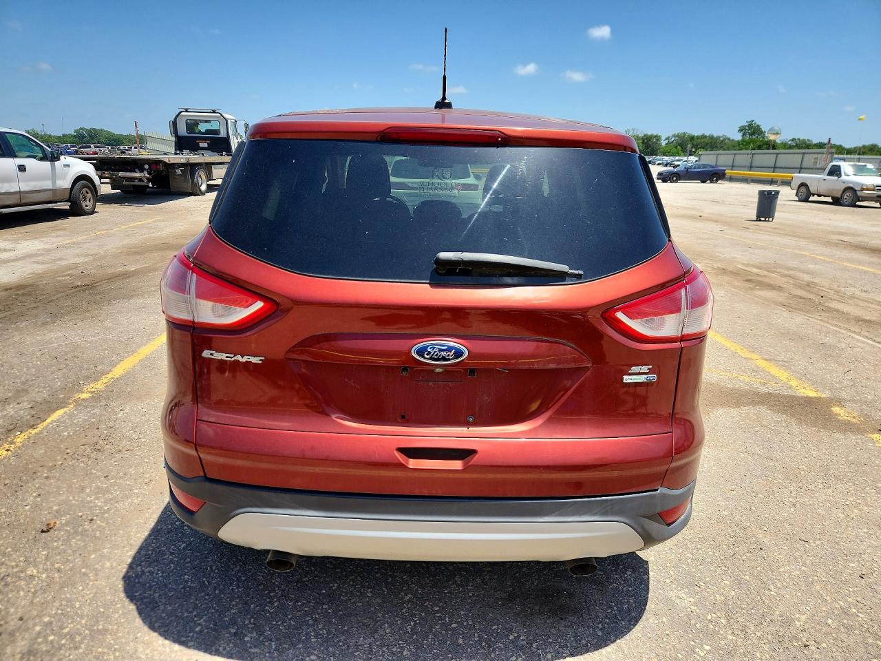 2015 Ford Escape Se Red vin: 1FMCU9GX3FUA18711