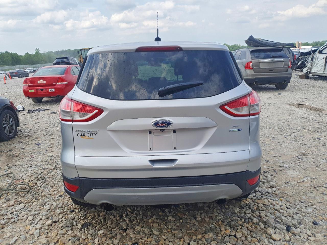 2015 Ford Escape Se Silver vin: 1FMCU9GX3FUA23410
