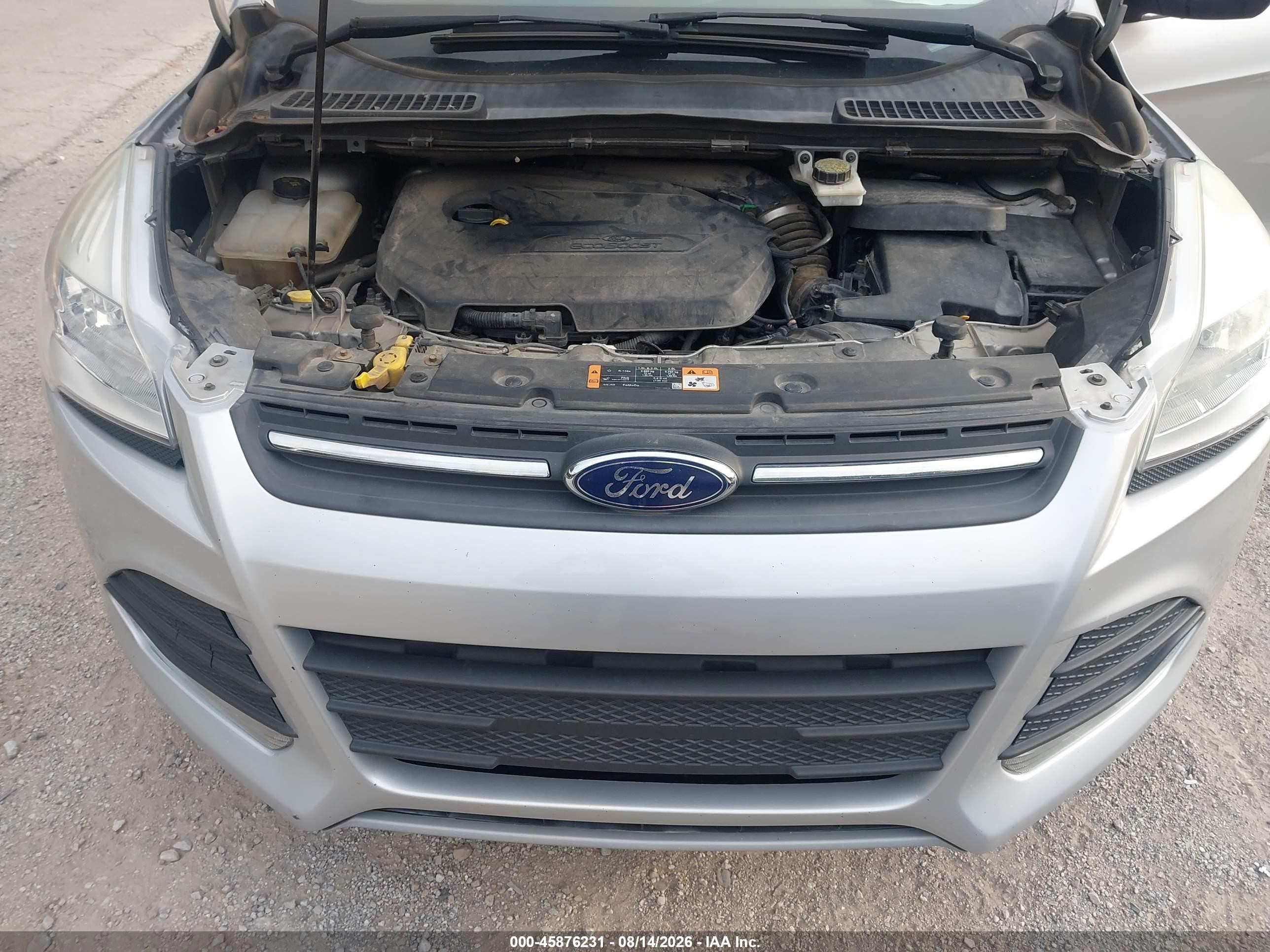 2015 Ford Escape Se Серебряный vin: 1FMCU9GX3FUA42572