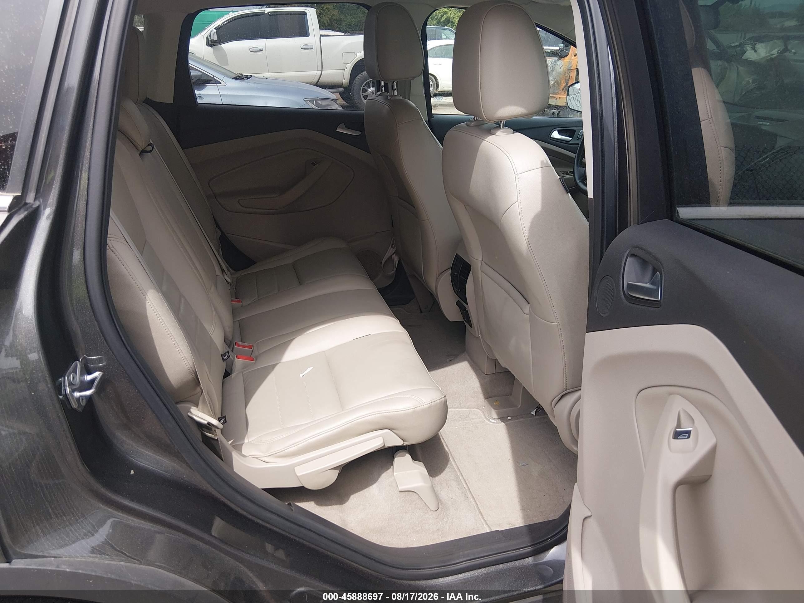 2015 Ford Escape Se Gray vin: 1FMCU9GX3FUA43432
