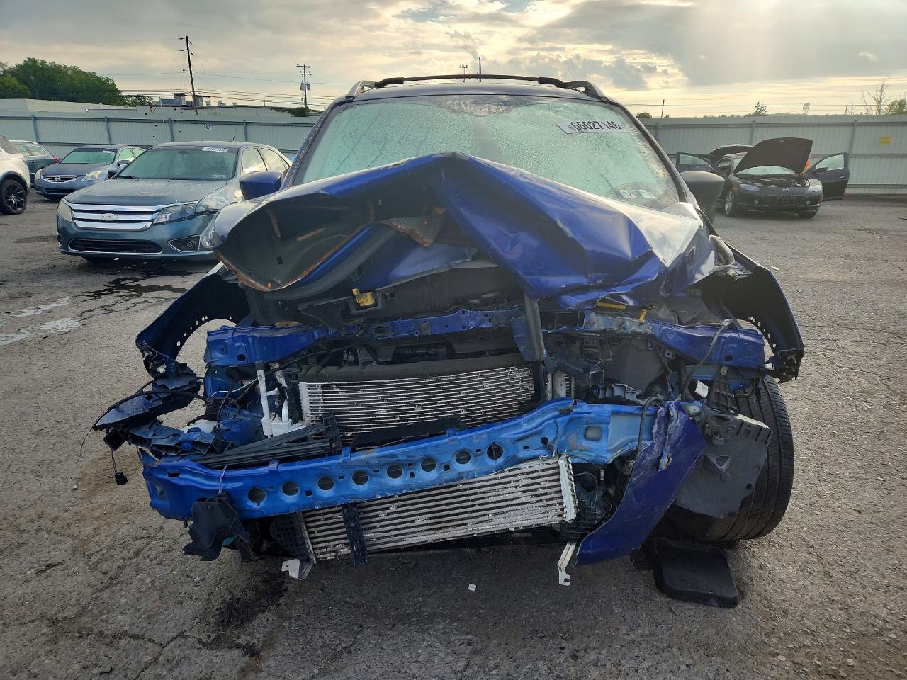 2015 Ford Escape Se Blue vin: 1FMCU9GX3FUA98348