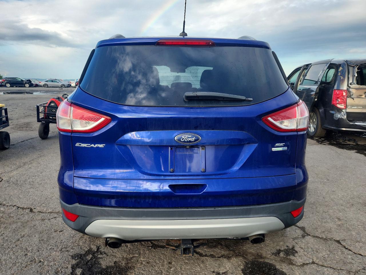 2015 Ford Escape Se Blue vin: 1FMCU9GX3FUA98348