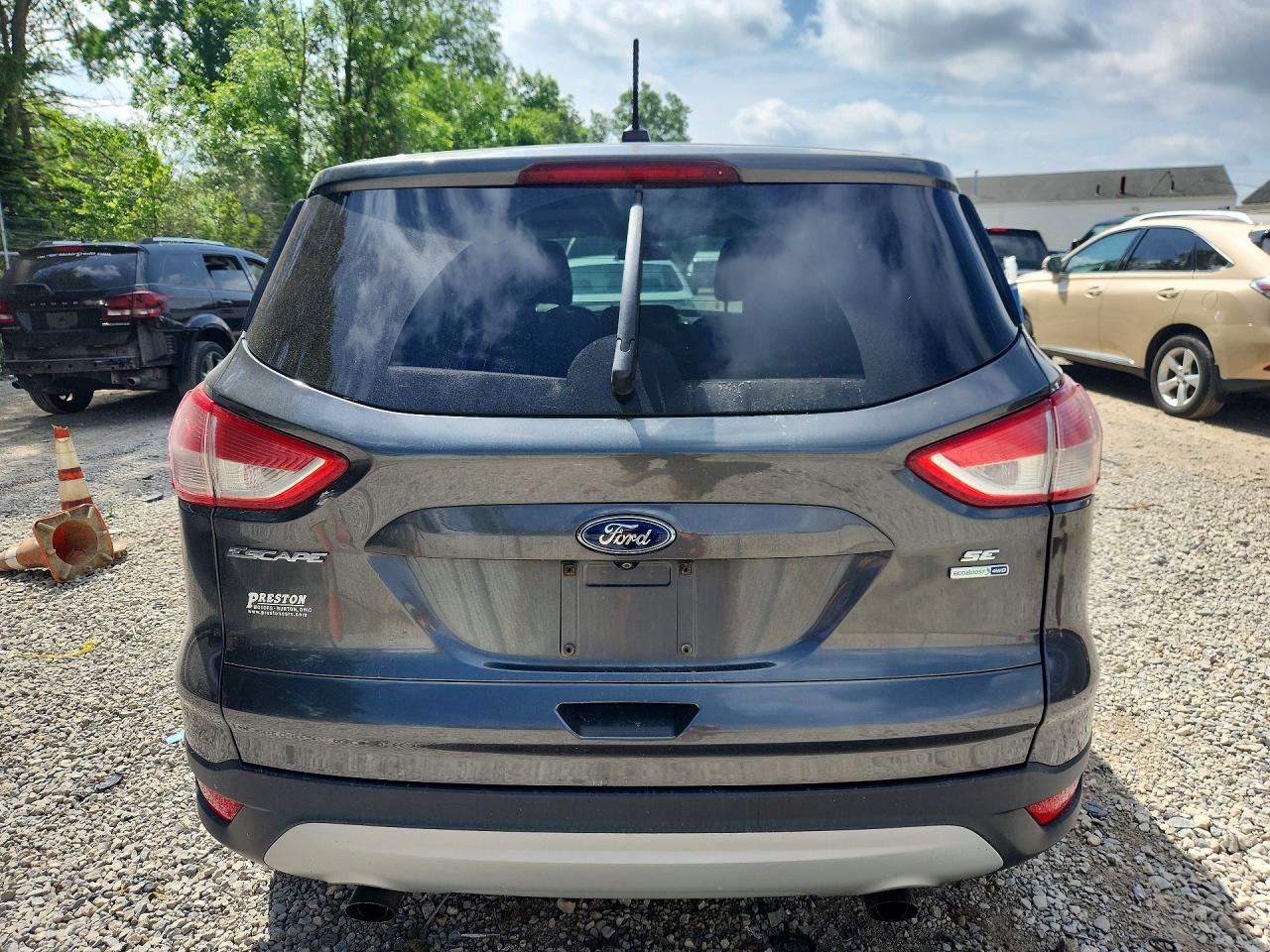 2015 Ford Escape Se Charcoal vin: 1FMCU9GX3FUB17240