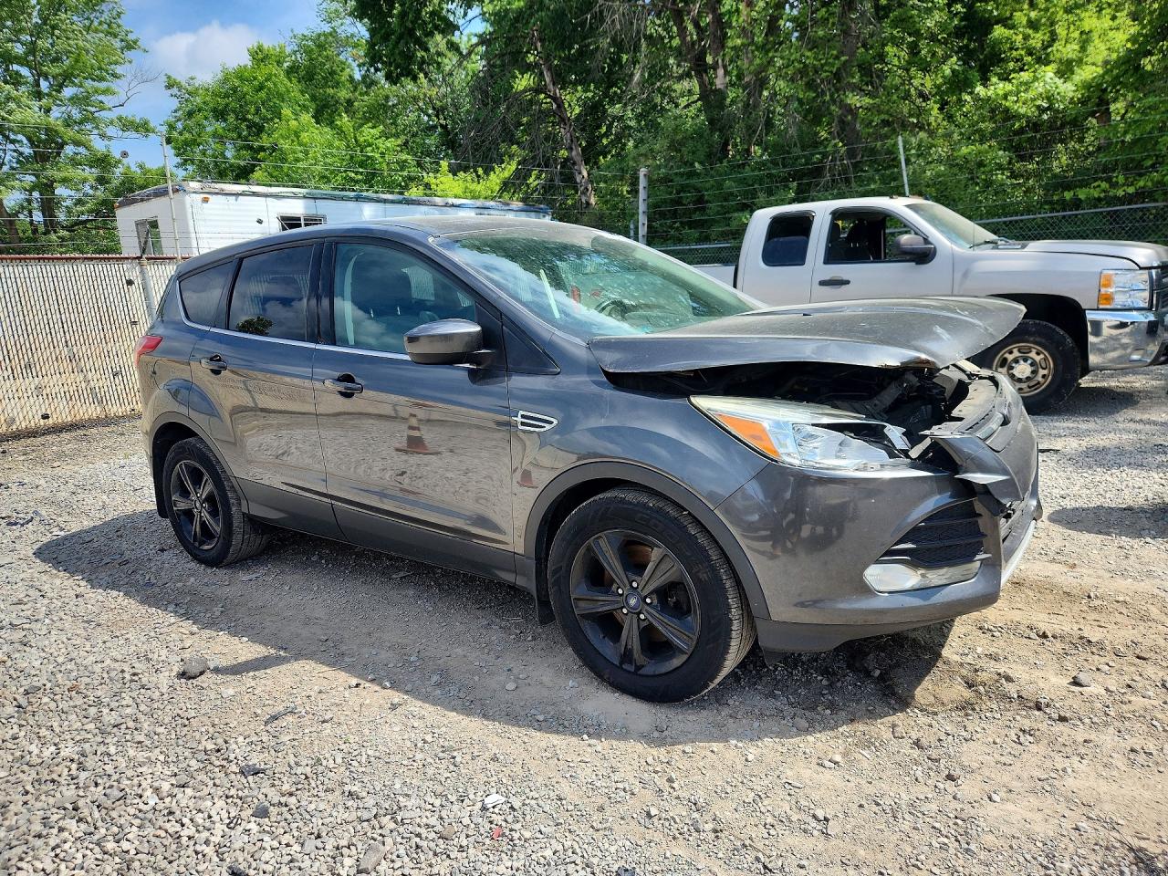 2015 Ford Escape Se Charcoal vin: 1FMCU9GX3FUB17240