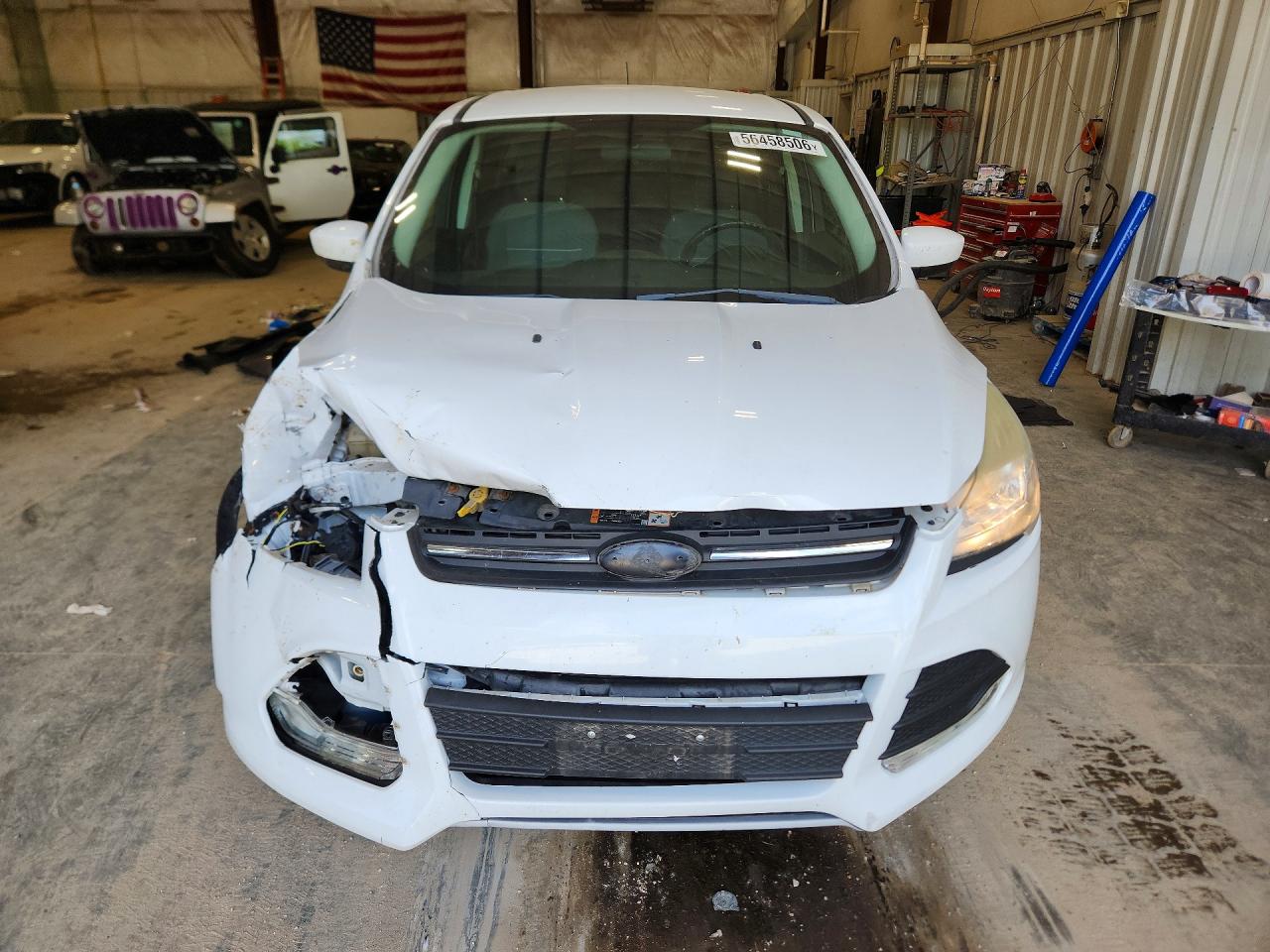 2015 Ford Escape Se White vin: 1FMCU9GX3FUB50254