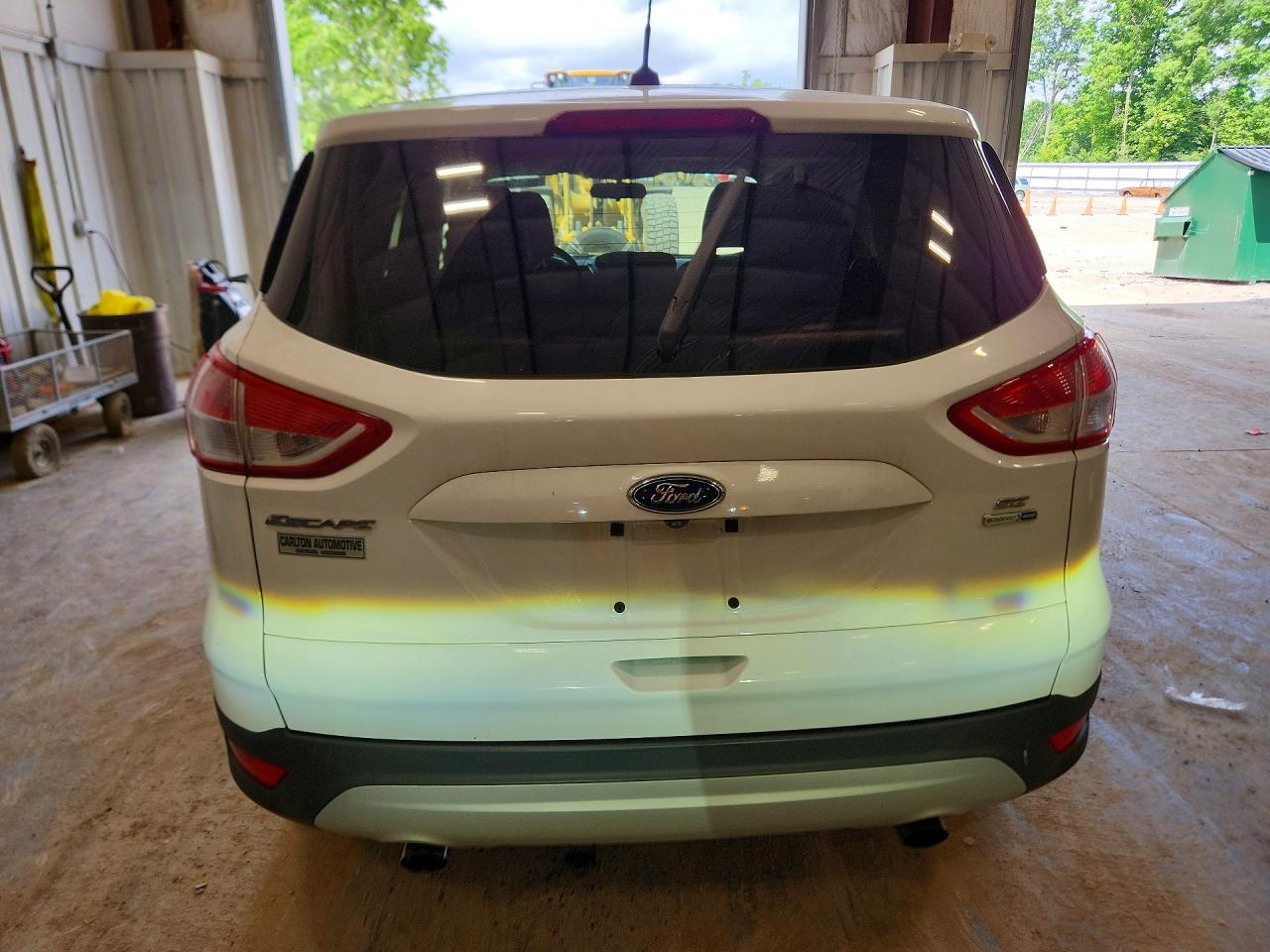 2015 Ford Escape Se White vin: 1FMCU9GX3FUB50254