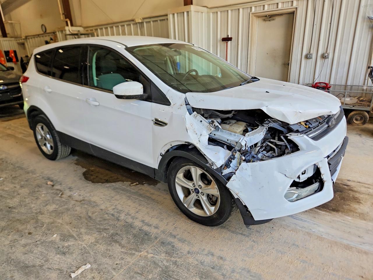 2015 Ford Escape Se White vin: 1FMCU9GX3FUB50254