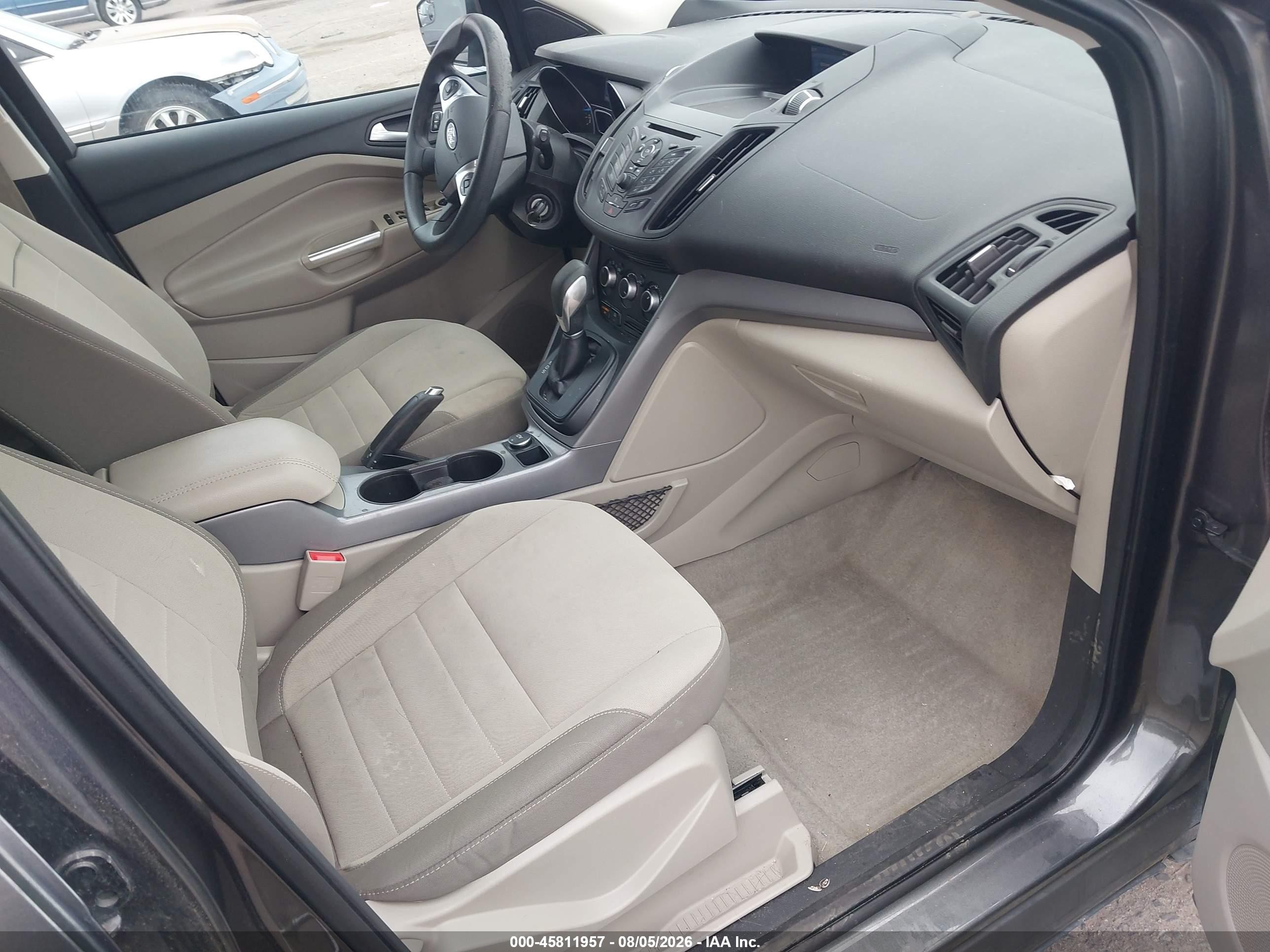 2015 Ford Escape Se Gray vin: 1FMCU9GX3FUB62131