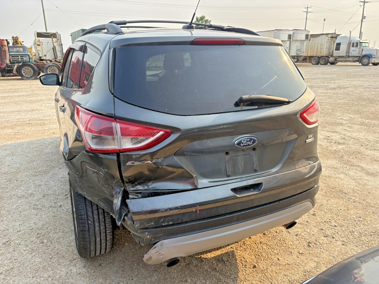 2015 Ford Escape Se Серый vin: 1FMCU9GX3FUB76577