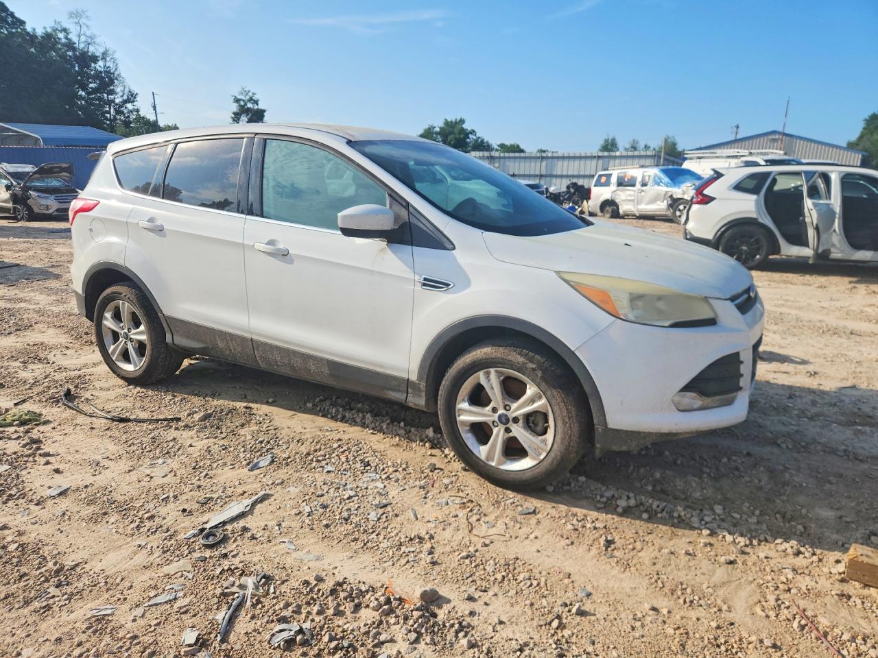 2015 Ford Escape Se White vin: 1FMCU9GX3FUB96991
