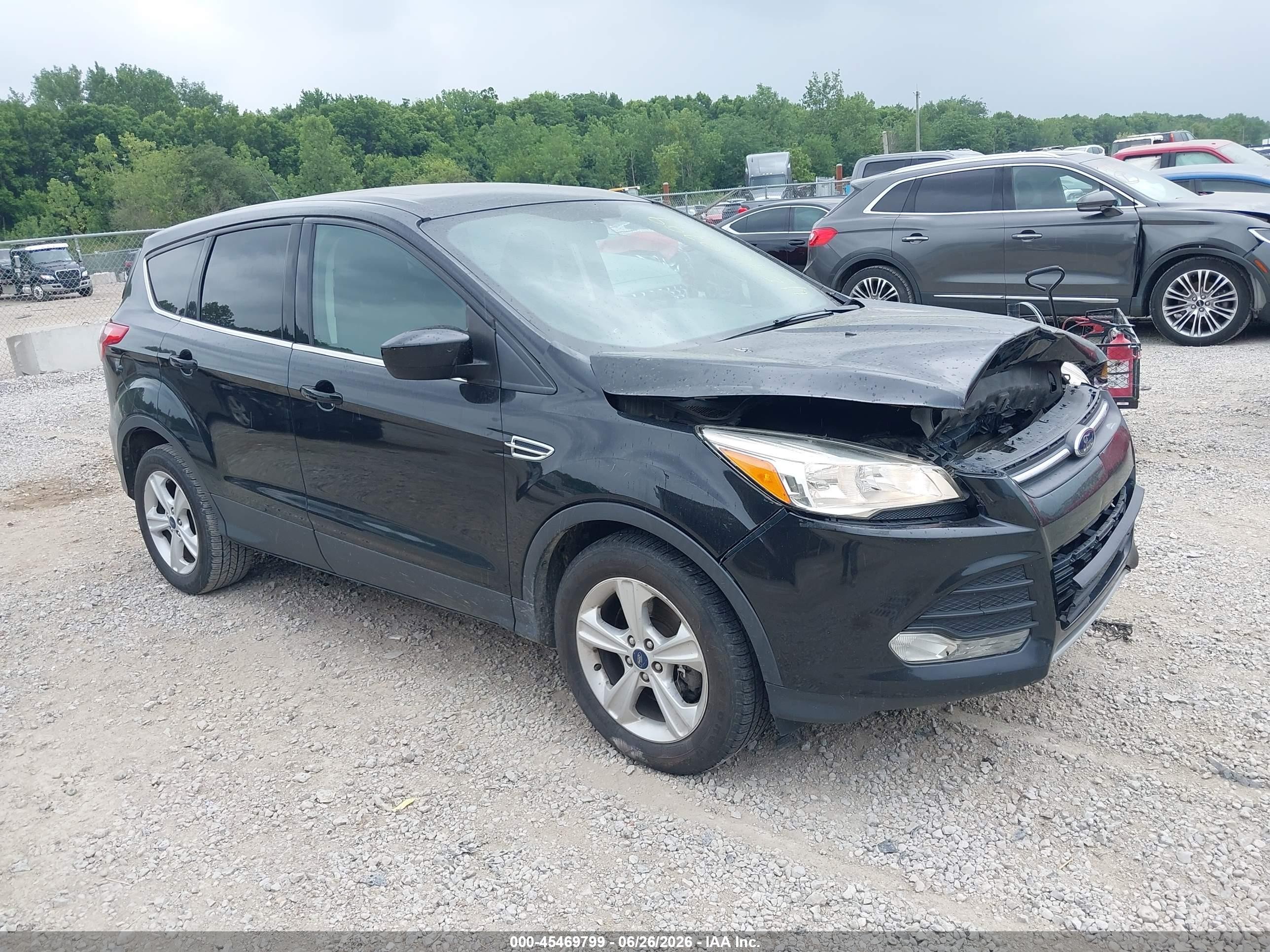 2015 Ford Escape Se Black vin: 1FMCU9GX3FUC06161
