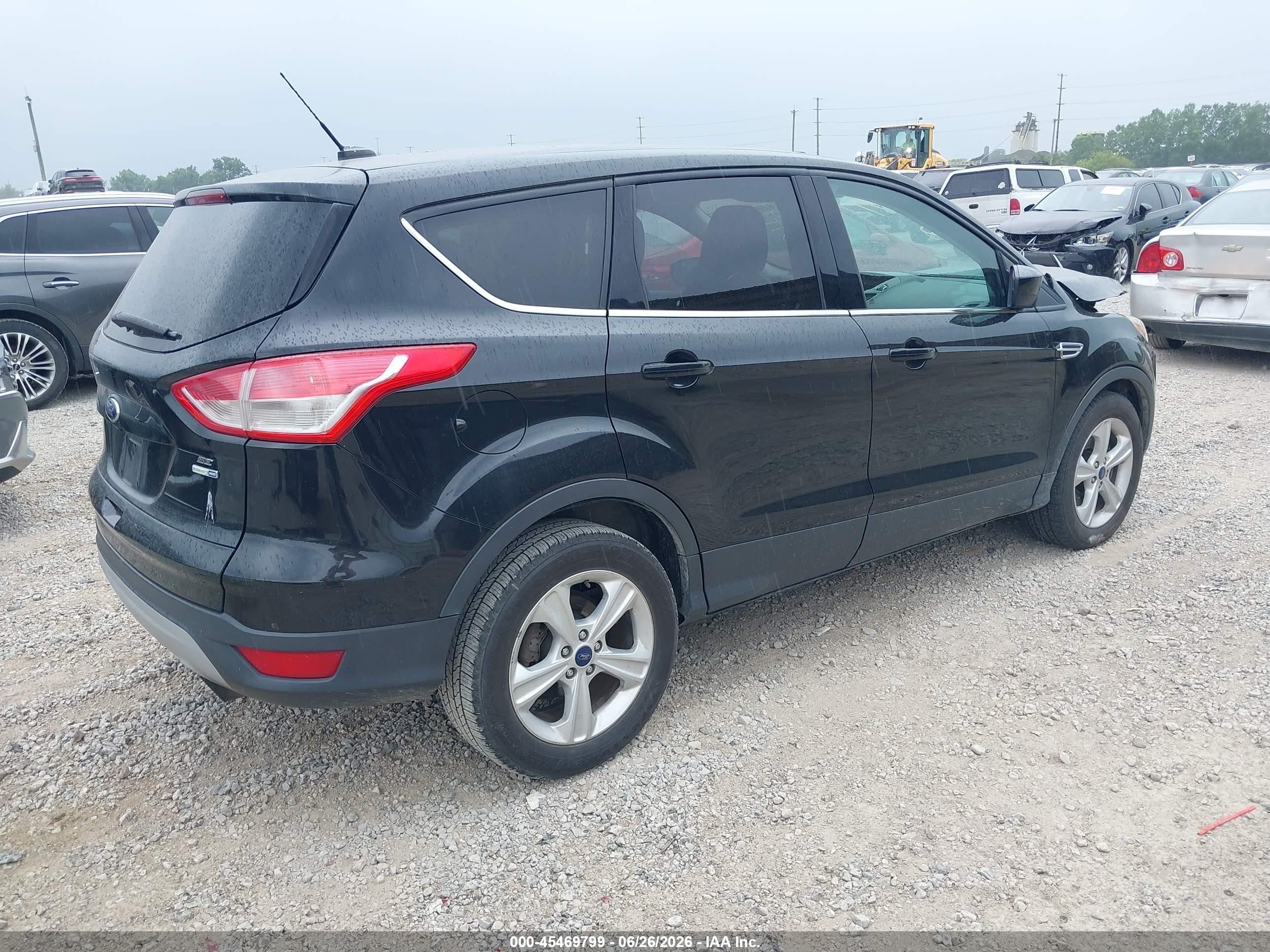 2015 Ford Escape Se Black vin: 1FMCU9GX3FUC06161