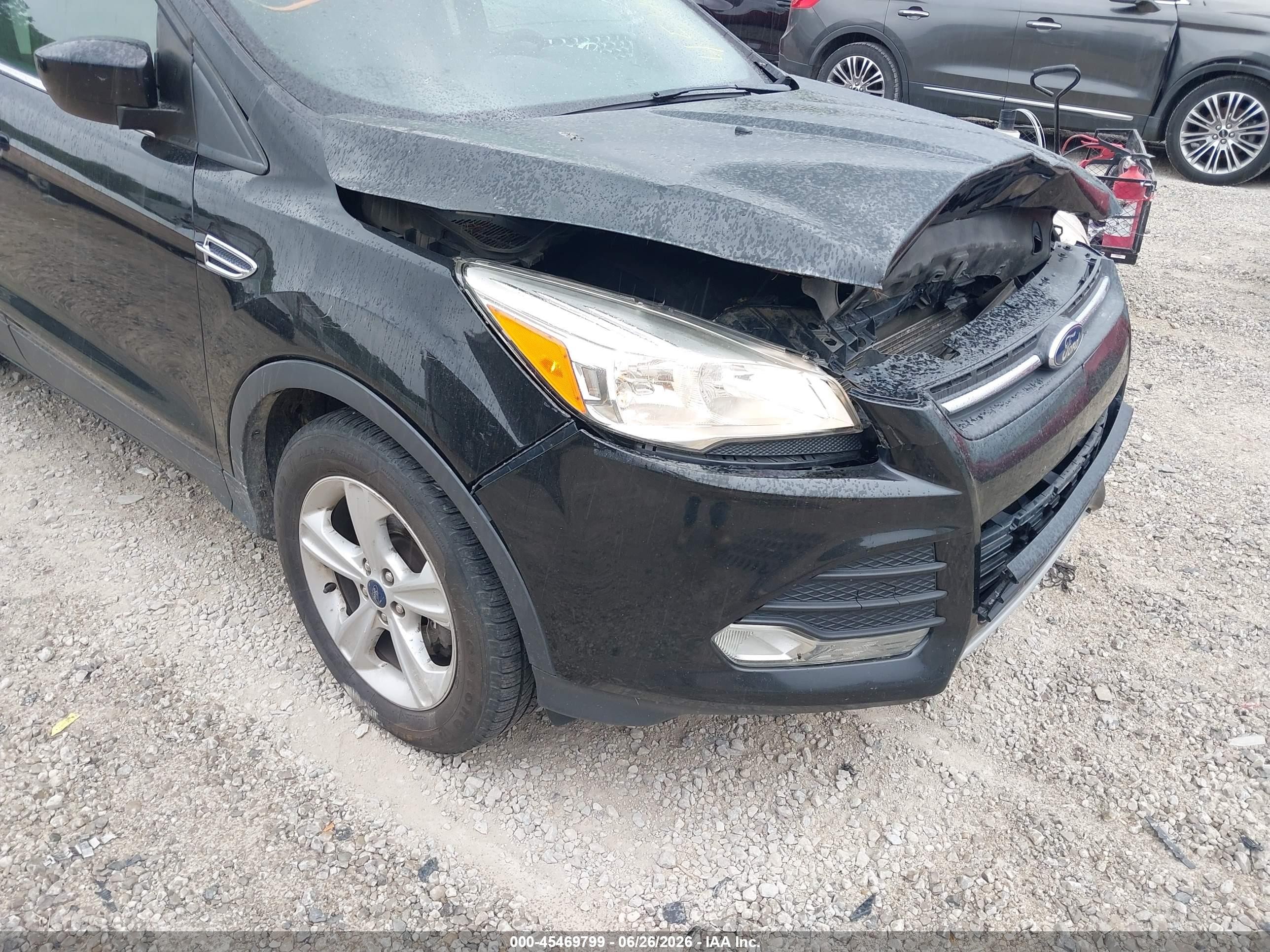 2015 Ford Escape Se Black vin: 1FMCU9GX3FUC06161