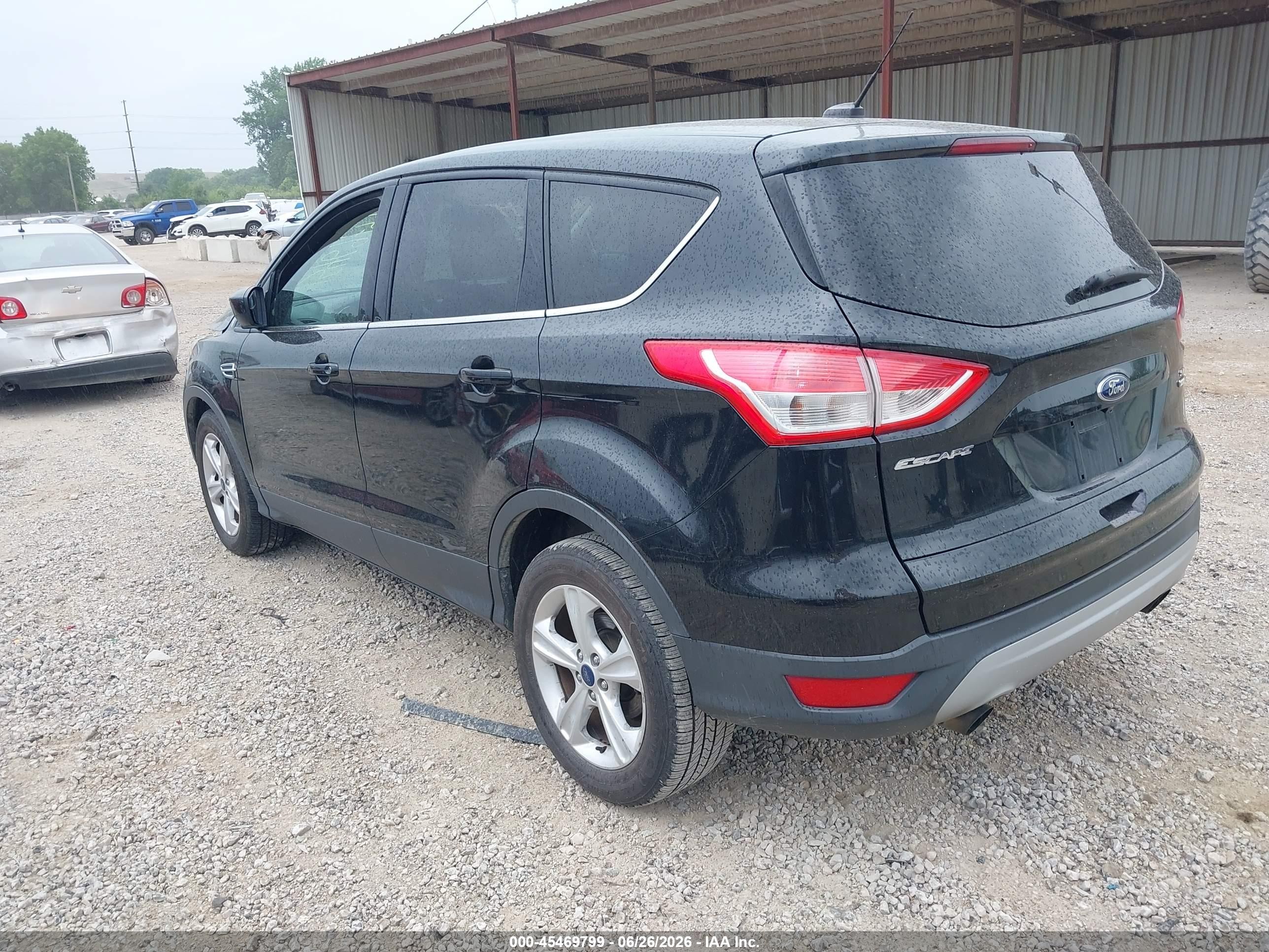 2015 Ford Escape Se Black vin: 1FMCU9GX3FUC06161