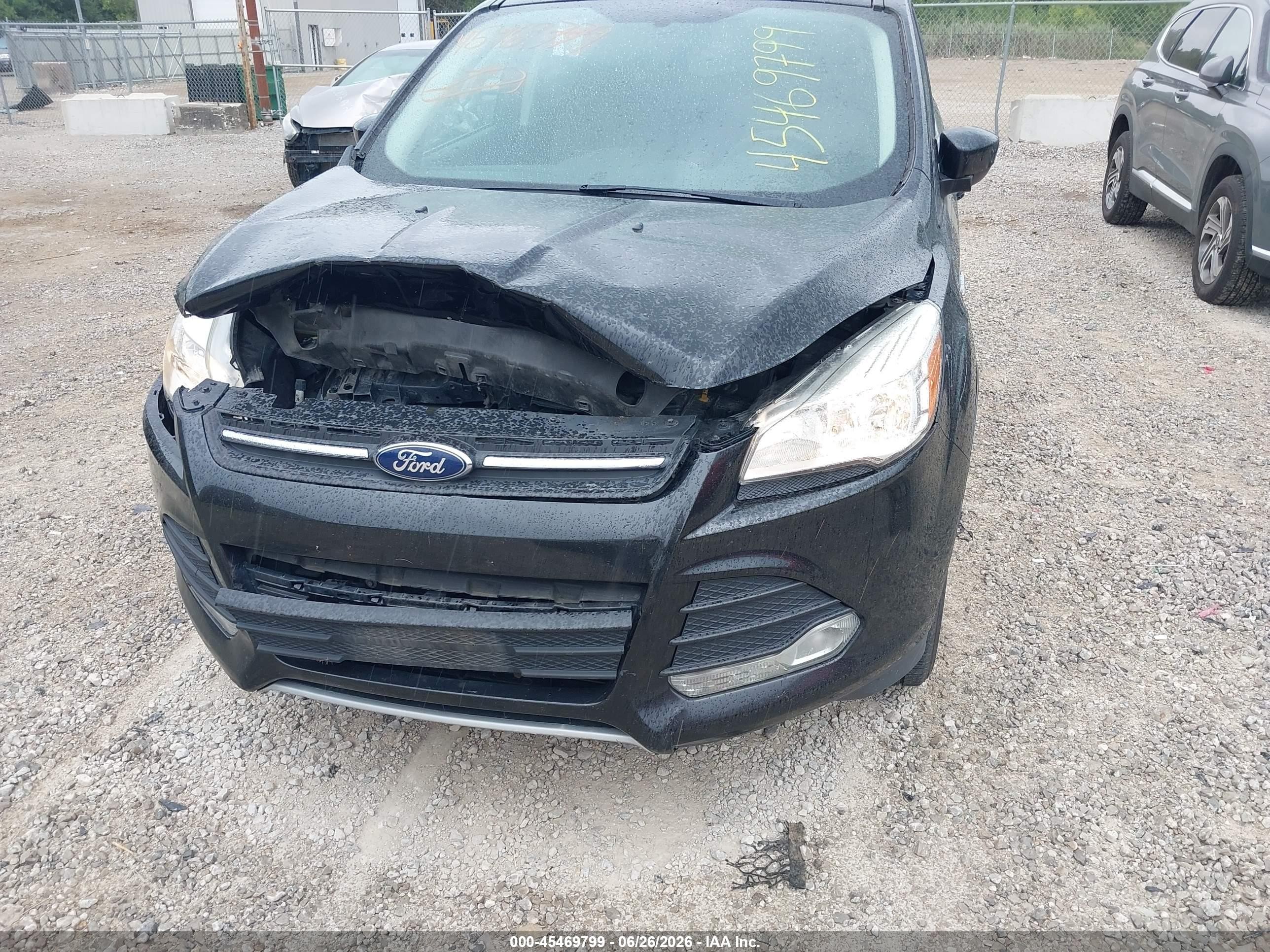 2015 Ford Escape Se Black vin: 1FMCU9GX3FUC06161