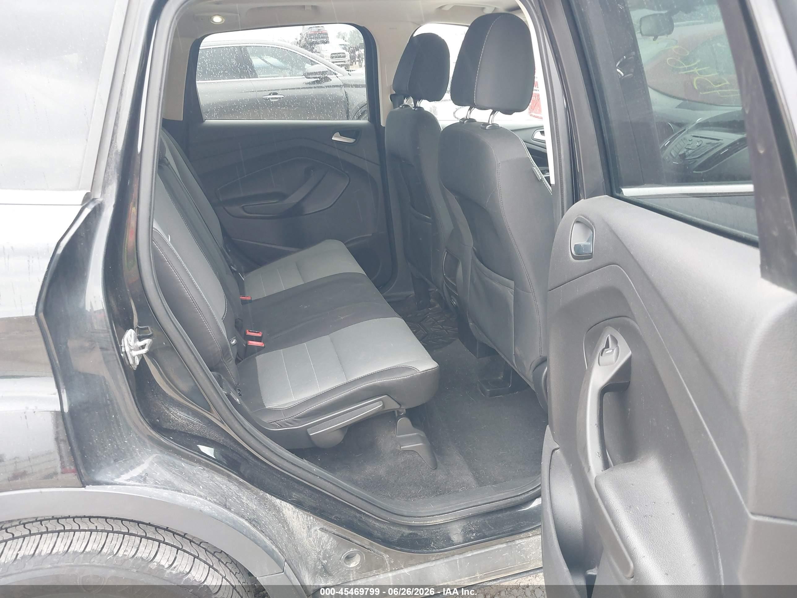 2015 Ford Escape Se Black vin: 1FMCU9GX3FUC06161