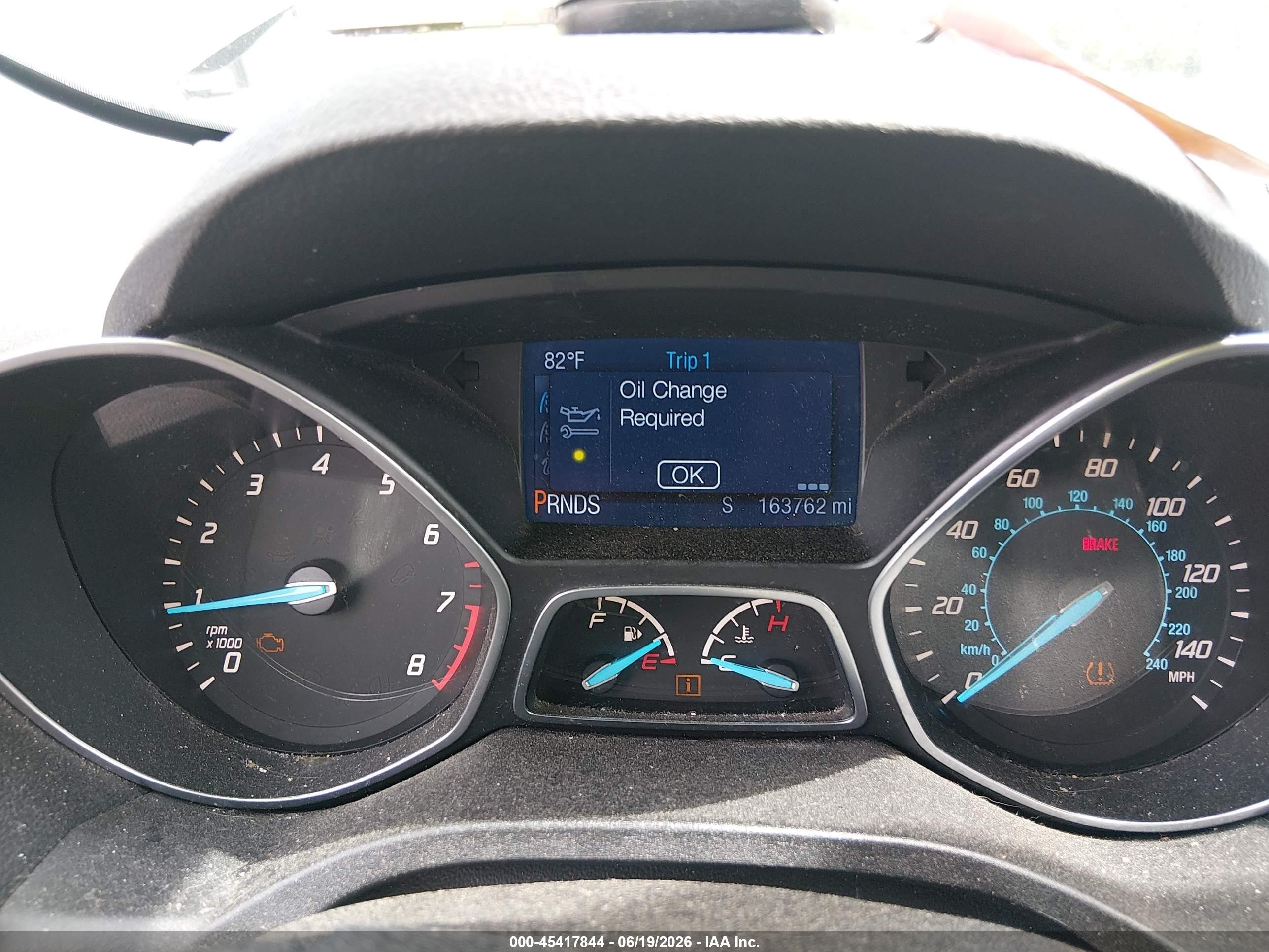2015 Ford Escape Se Gray vin: 1FMCU9GX3FUC18908