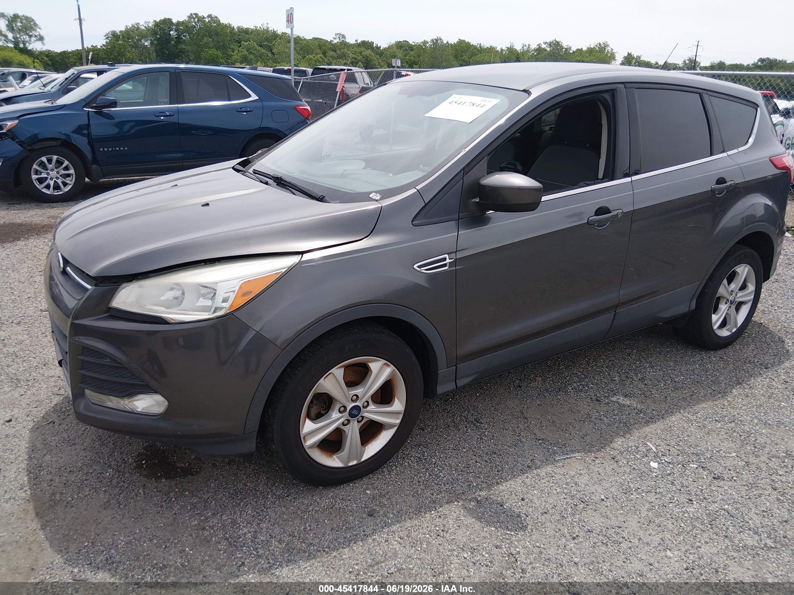 2015 Ford Escape Se Gray vin: 1FMCU9GX3FUC18908