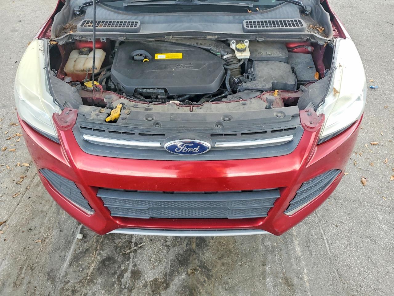 2015 Ford Escape Se Red vin: 1FMCU9GX3FUC22358