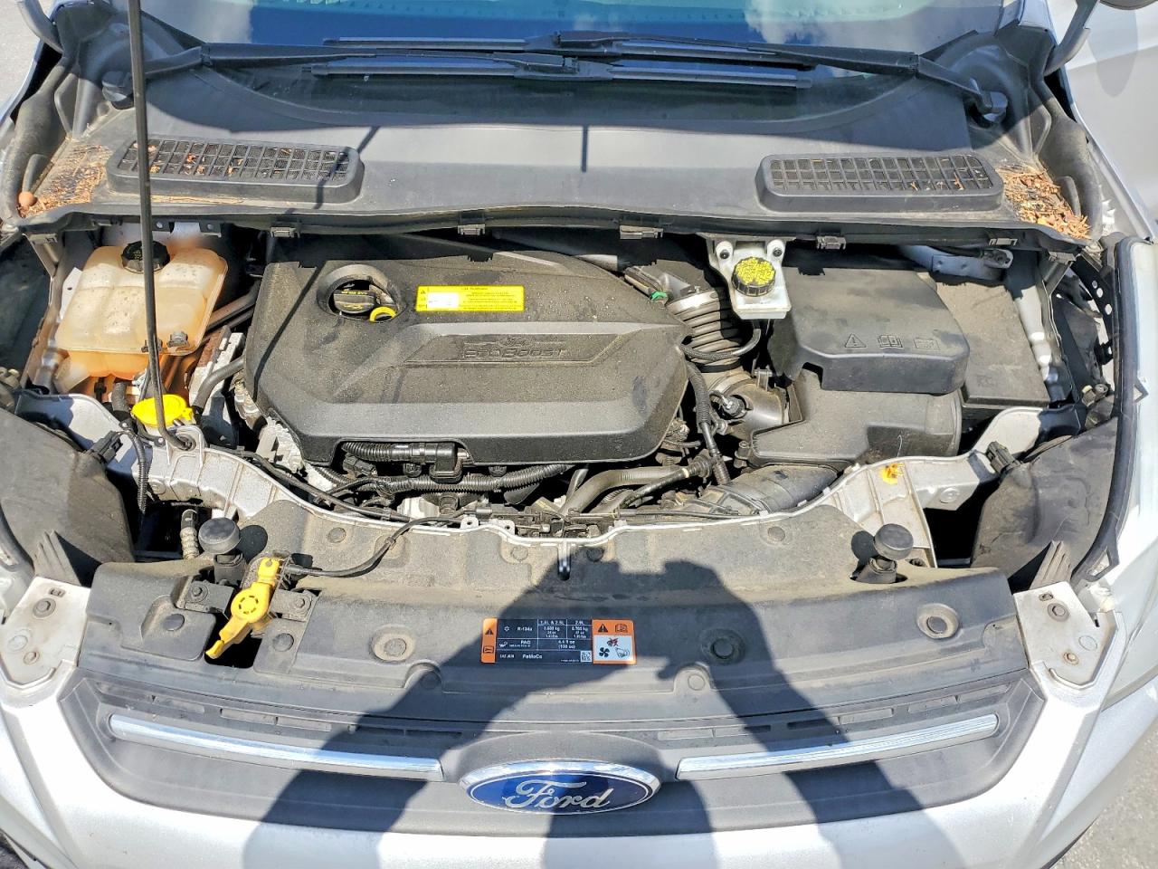 2015 Ford Escape Se Silver vin: 1FMCU9GX3FUC27110