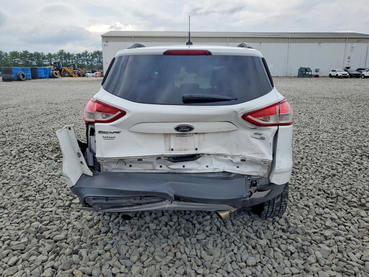 2015 Ford Escape Se Белый vin: 1FMCU9GX3FUC30993