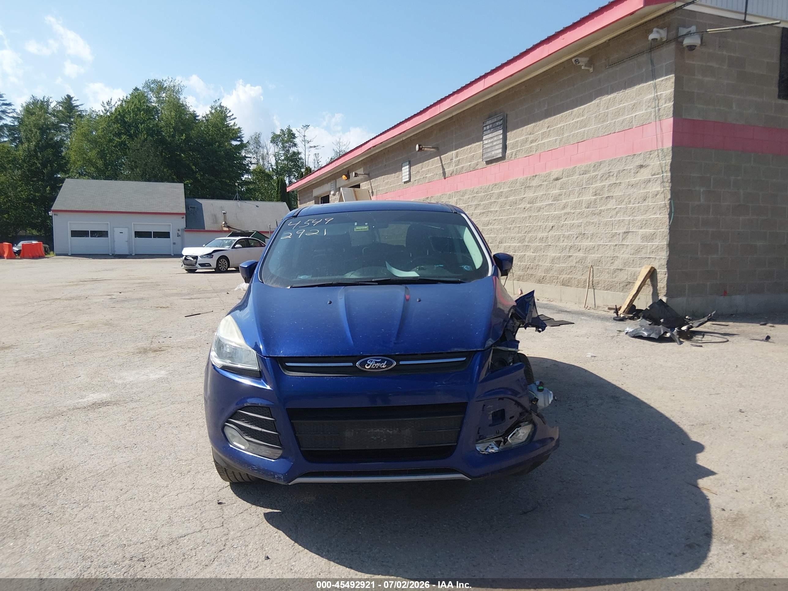 2015 Ford Escape Se Blue vin: 1FMCU9GX3FUC52847