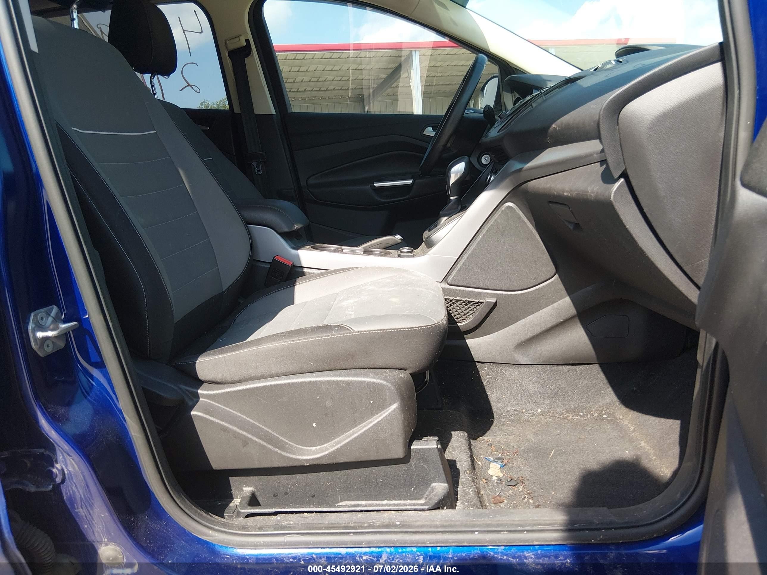 2015 Ford Escape Se Blue vin: 1FMCU9GX3FUC52847