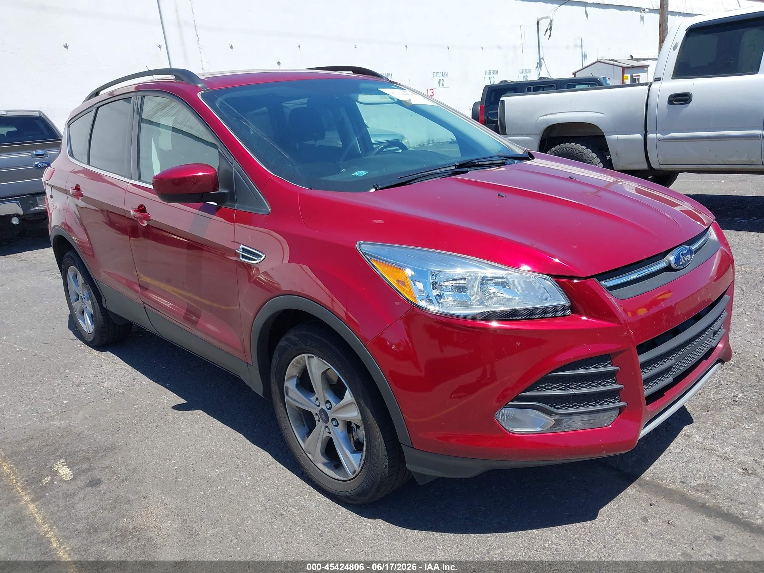 2015 Ford Escape Se Red vin: 1FMCU9GX3FUC64478