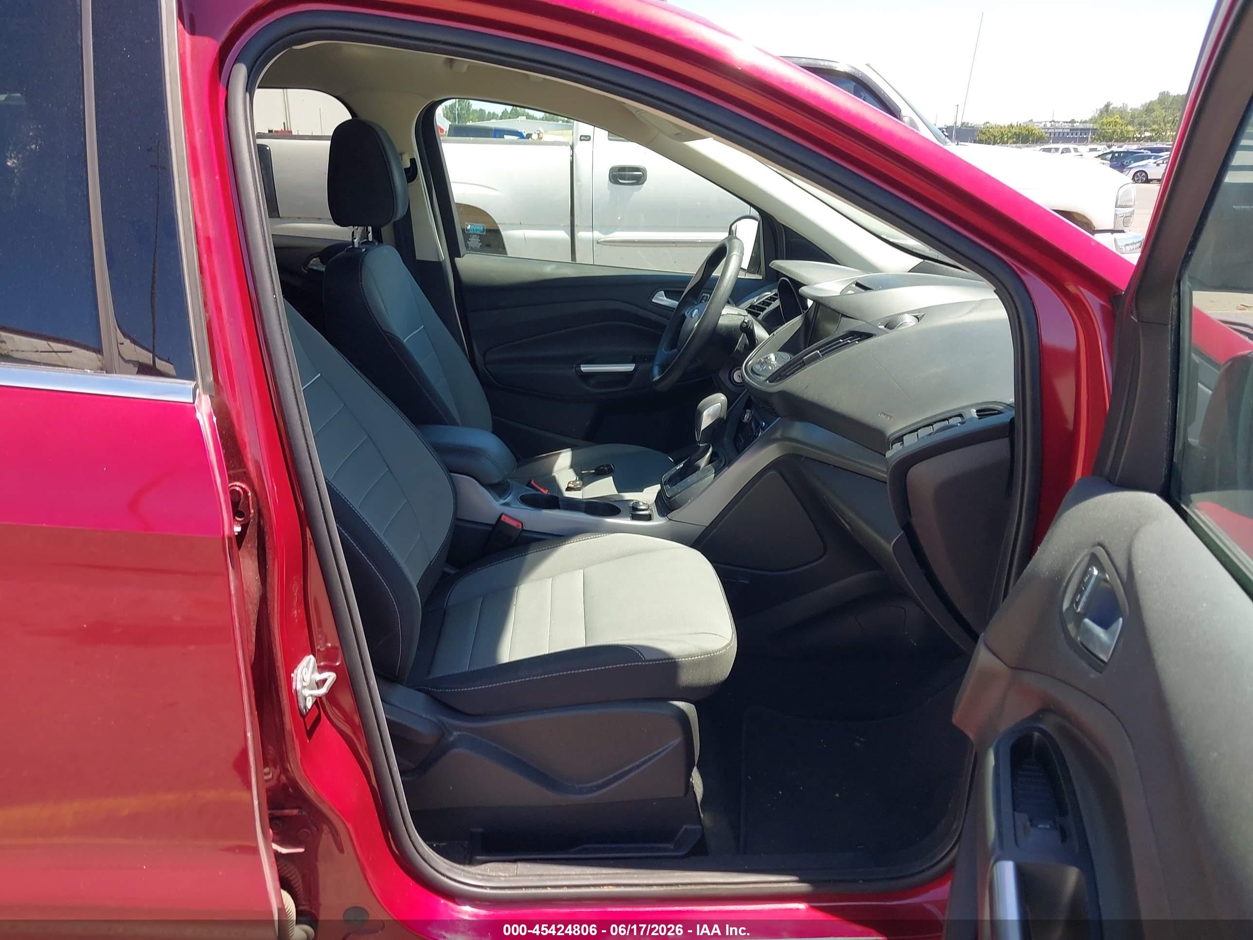 2015 Ford Escape Se Red vin: 1FMCU9GX3FUC64478
