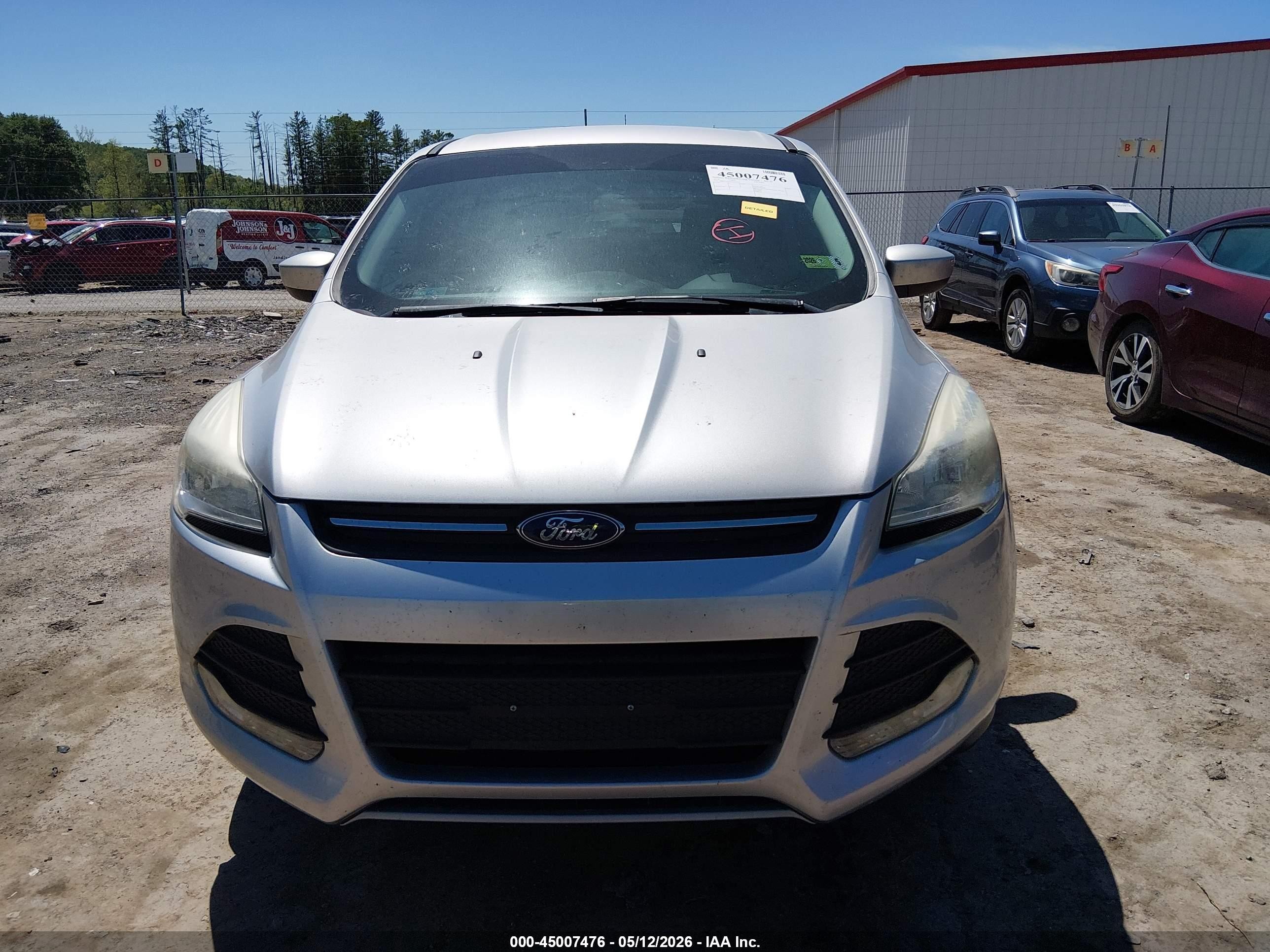 2016 Ford Escape Se Silver vin: 1FMCU9GX3GUC75515