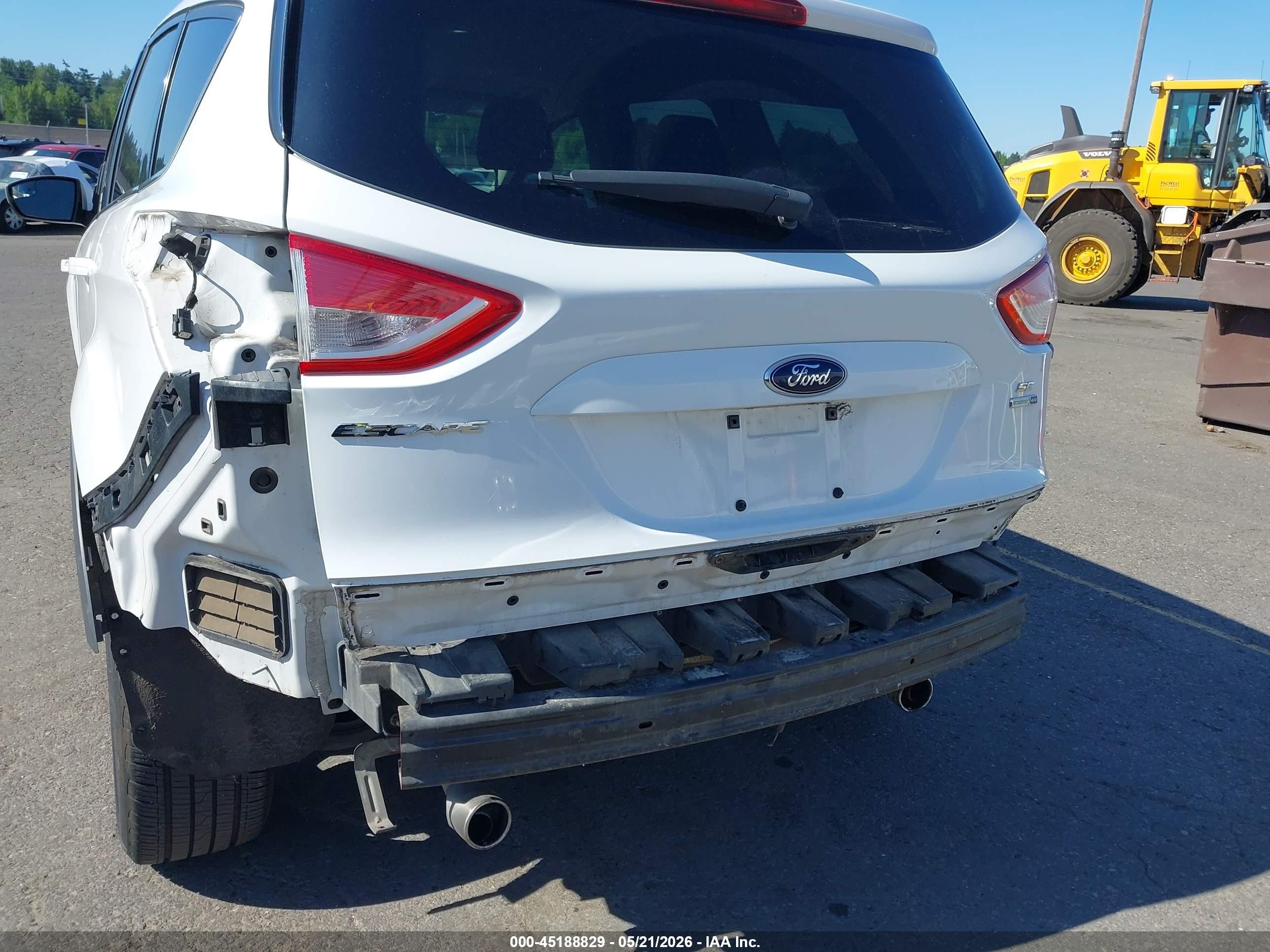2013 Ford Escape Se White vin: 1FMCU9GX4DUB47098