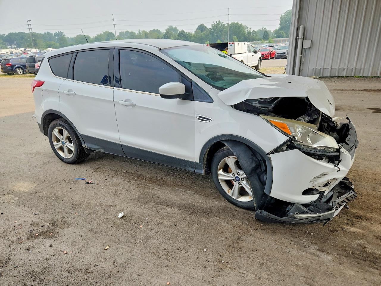 2013 Ford Escape Se White vin: 1FMCU9GX4DUB84720