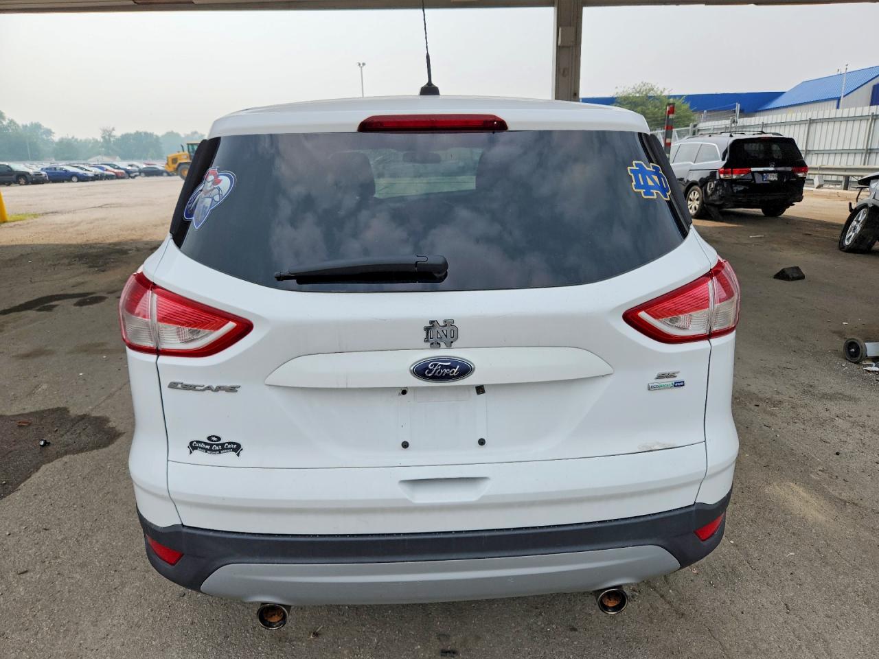 2013 Ford Escape Se White vin: 1FMCU9GX4DUB84720