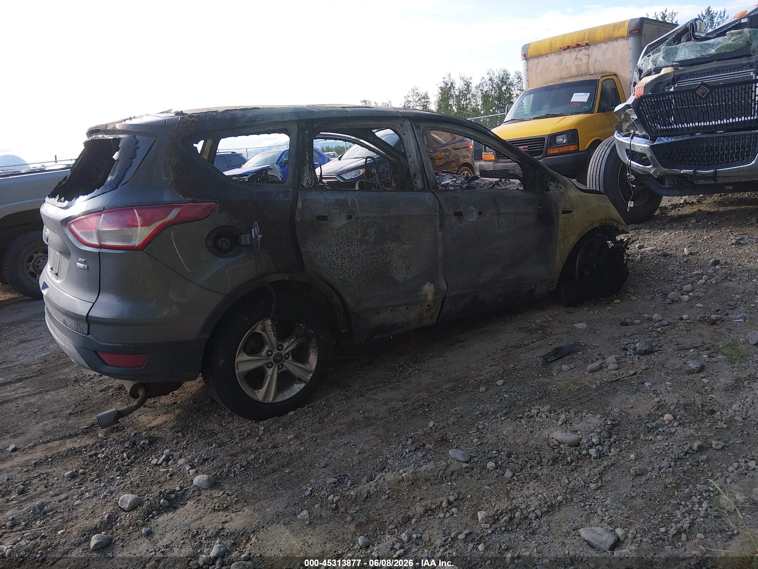 2013 Ford Escape Se Black vin: 1FMCU9GX4DUC17313